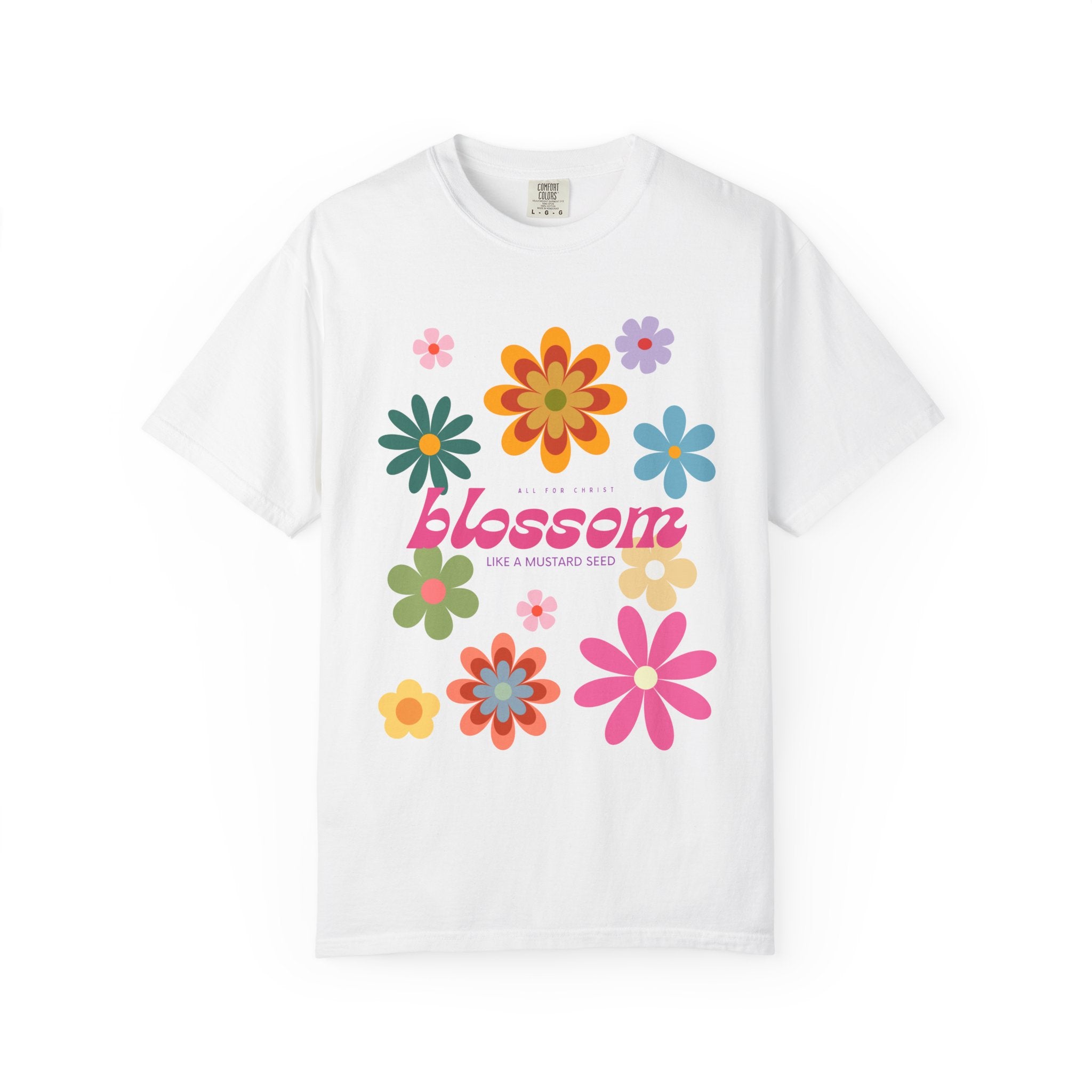 Blossom Floral Tee — Retro Flower Graphic T-Shirt