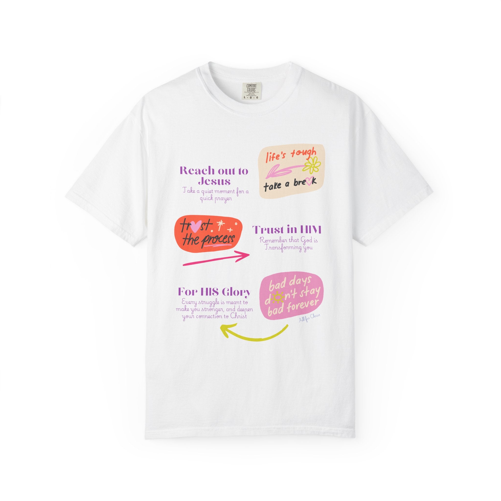 Inspirational Daily Reminder T-Shirt — Positive Message Graphic Tee