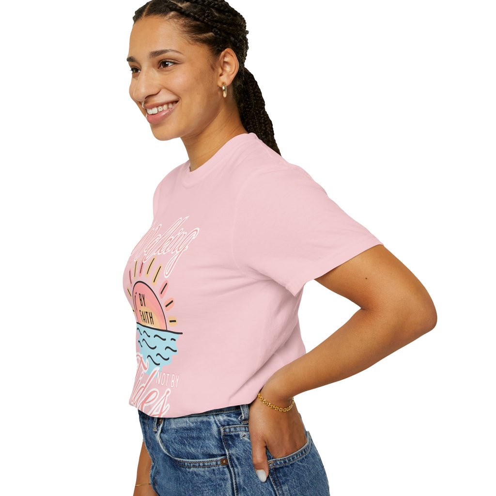 Walking by Faith Not by Tides T-Shirt