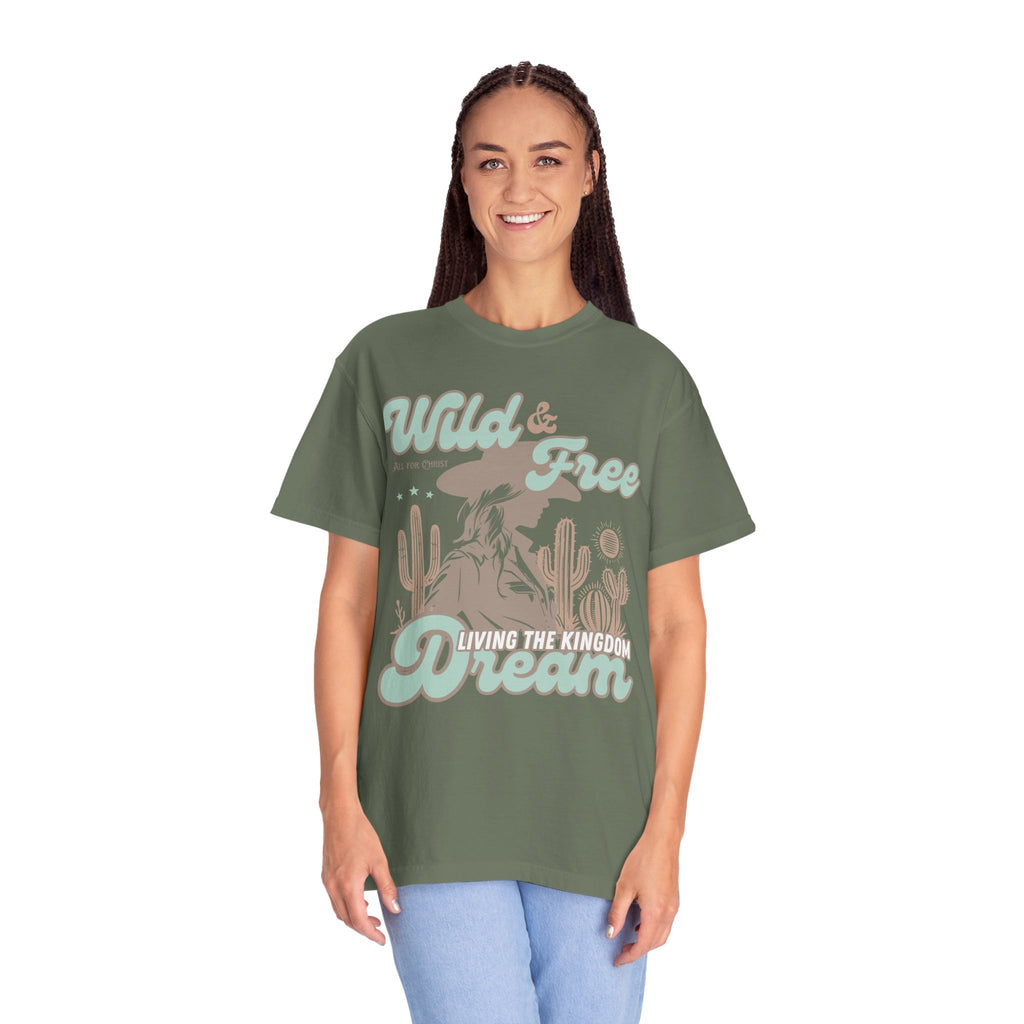 Wild & Free Dream T-Shirt — Desert Cowgirl Graphic Tee