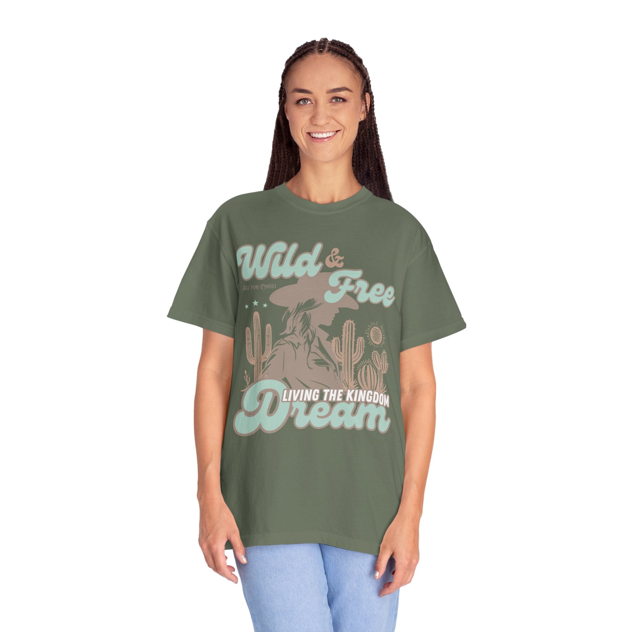Wild & Free Dream T-Shirt — Desert Cowgirl Graphic Tee