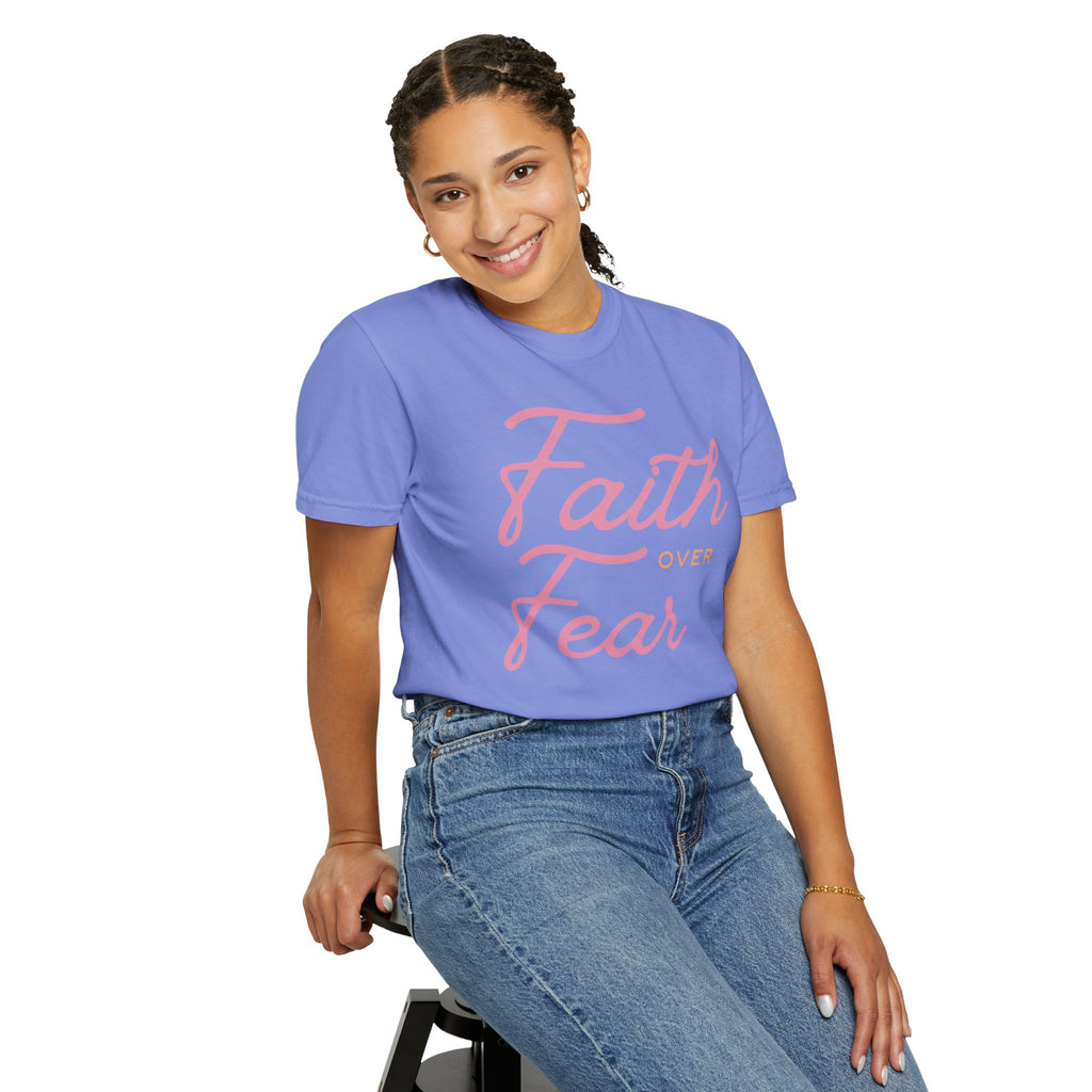 Faith Over Fear T-Shirt — Inspirational Christian Tee