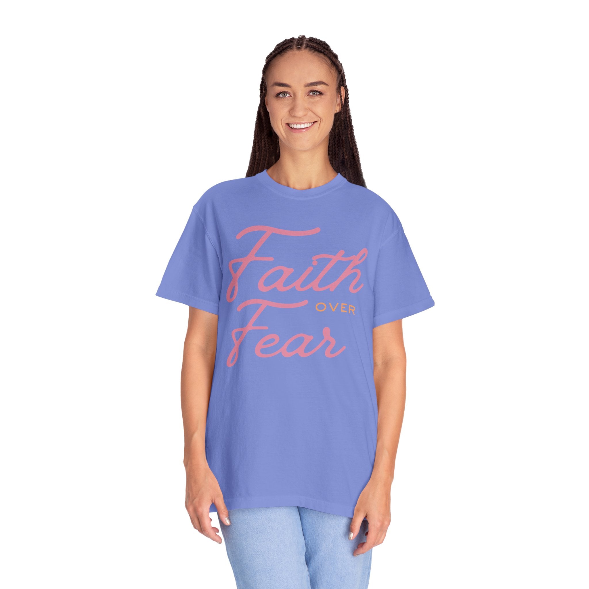 Faith Over Fear T-Shirt — Inspirational Christian Tee