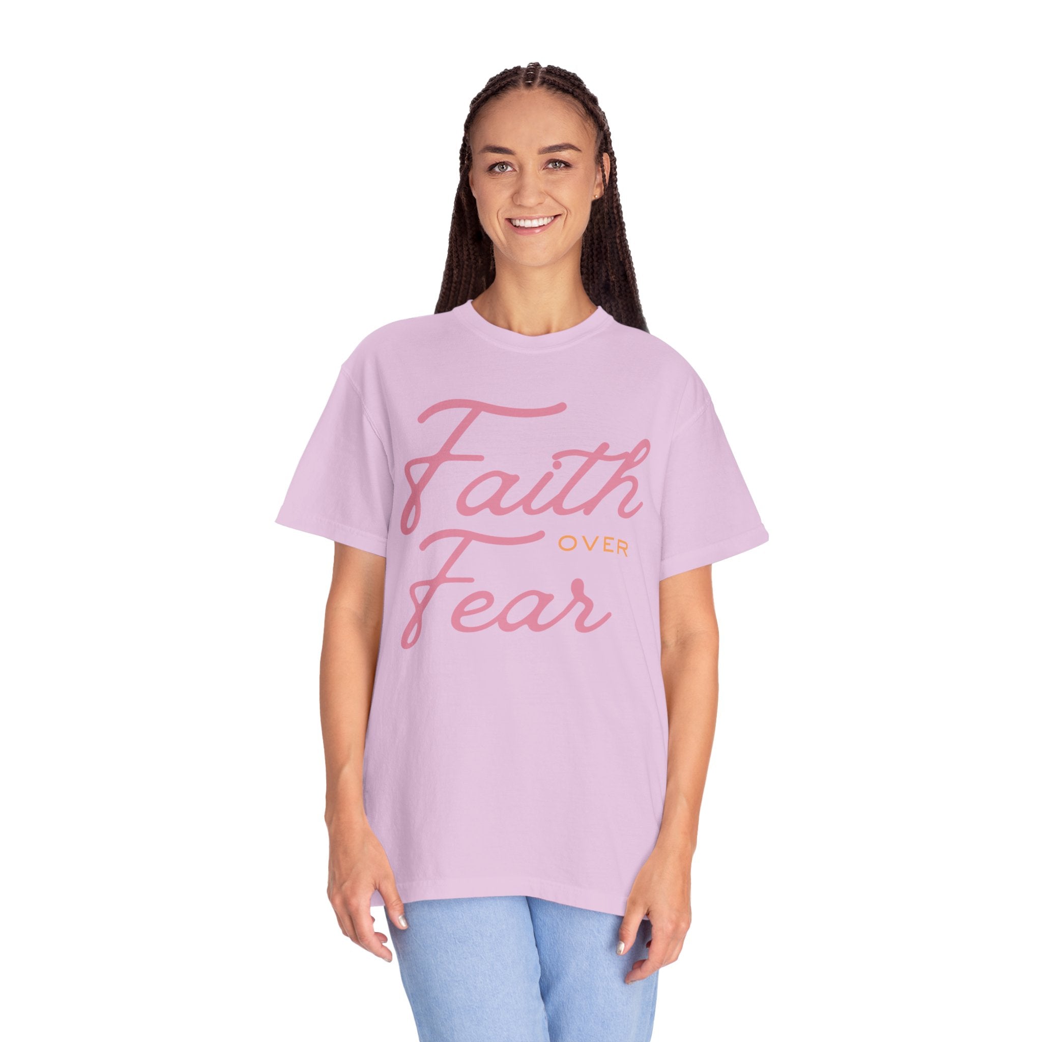 Faith Over Fear T-Shirt — Inspirational Christian Tee