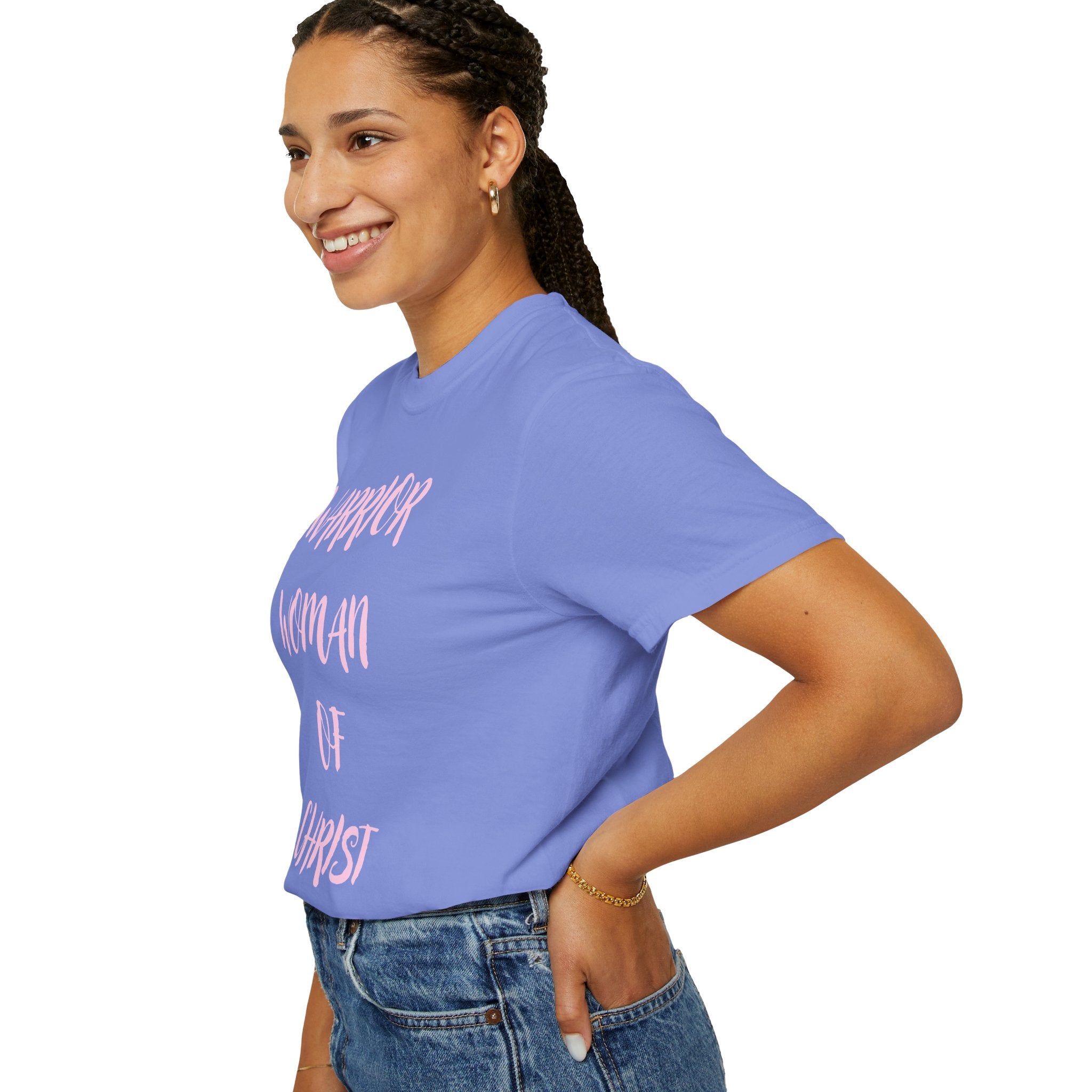 Warrior Woman of Christ T‑Shirt — Christian Faith Tee for Women