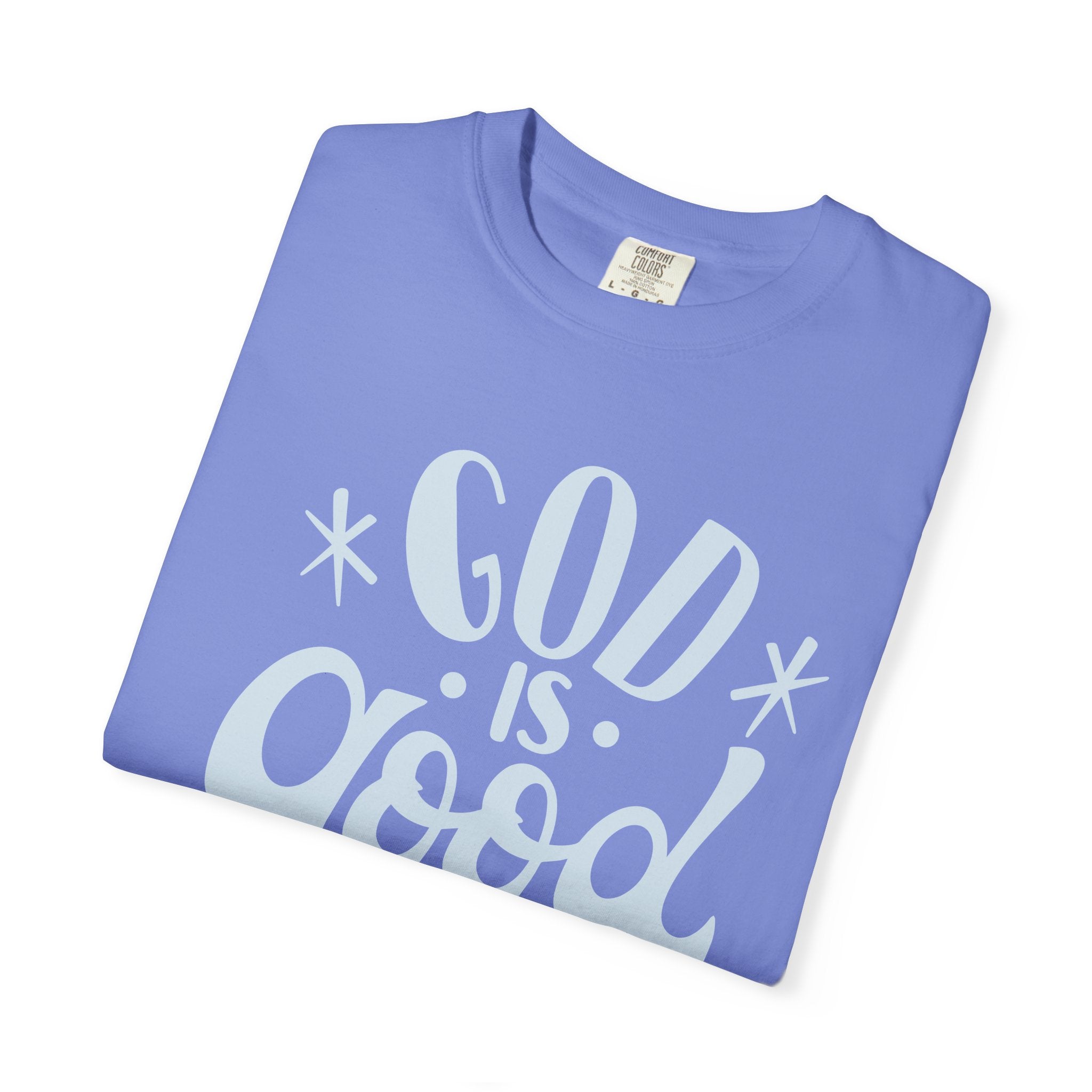 God Is Good T-Shirt — Vintage Script Faith Tee