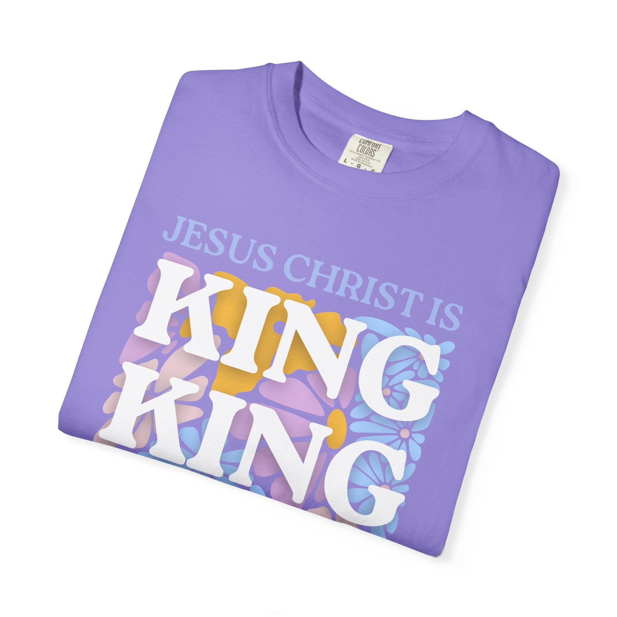 Christian 'King' Graphic T-Shirt — Jesus Christ Is King Faith Tee