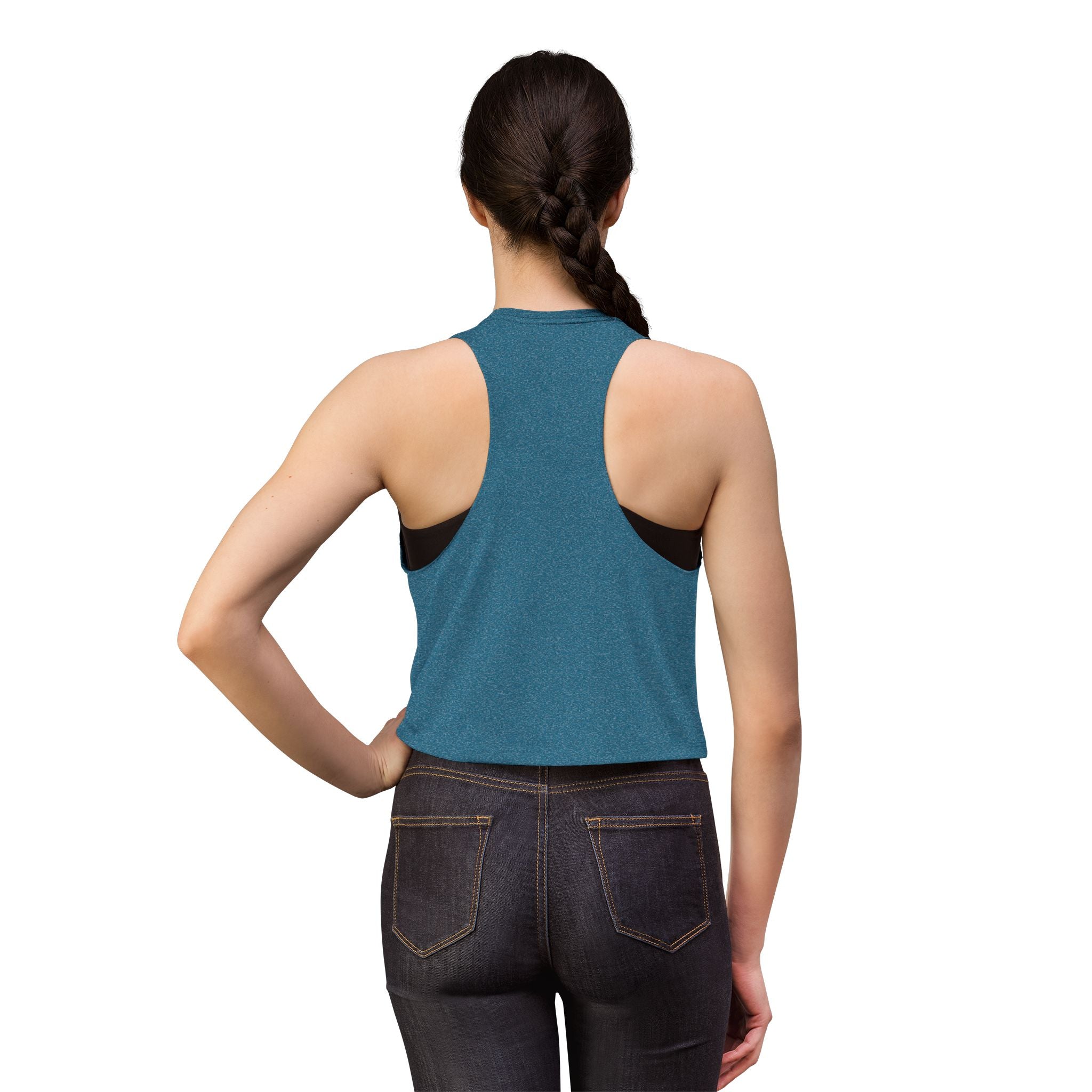 Keep the Faith Women's Crop Top — Inspirational Graphic Tank for Christian & Motivational Gifts