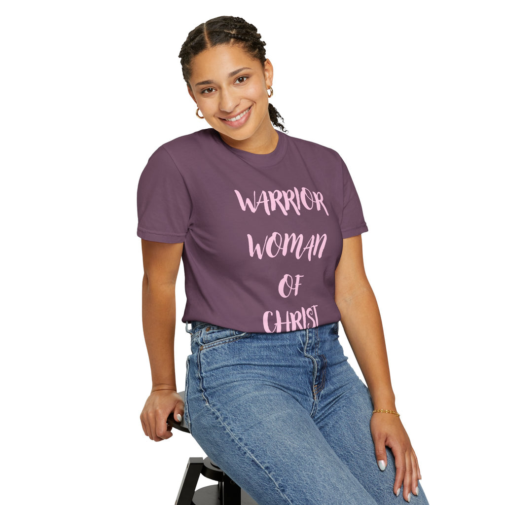 Warrior Woman of Christ T‑Shirt — Christian Faith Tee for Women