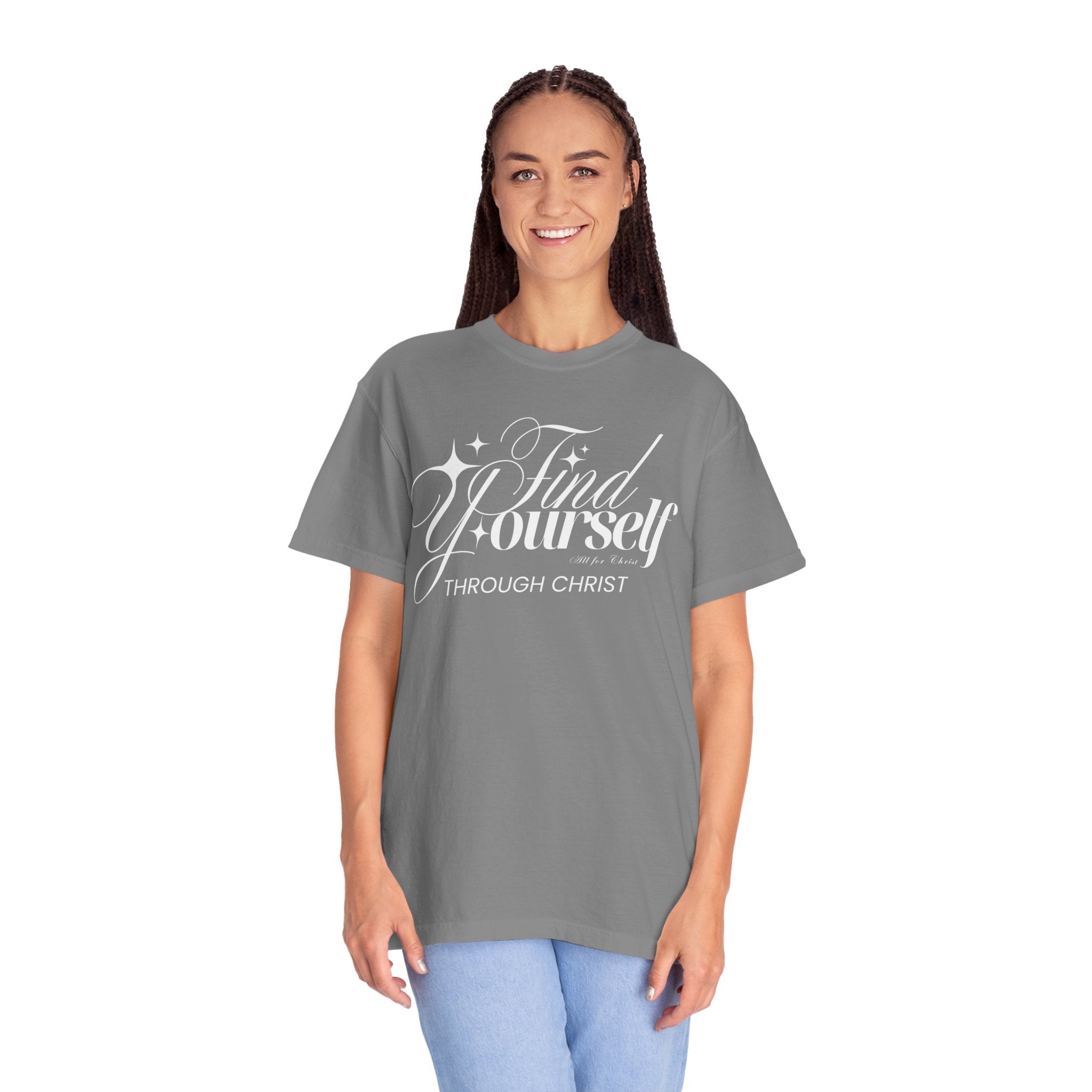 Find Yourself Through Christ T-Shirt — Christian Faith Graphic Tee