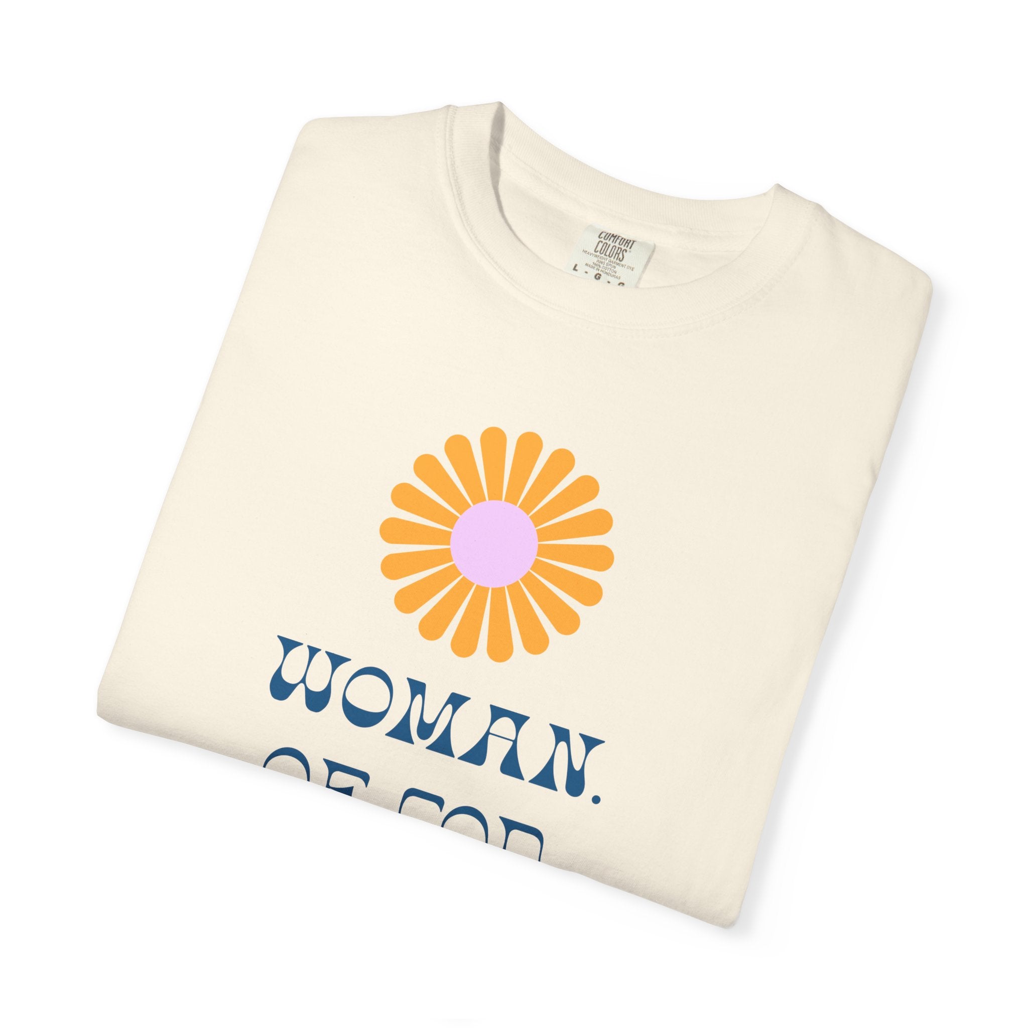 Woman of God T-Shirt — Floral Graphic Christian Tee