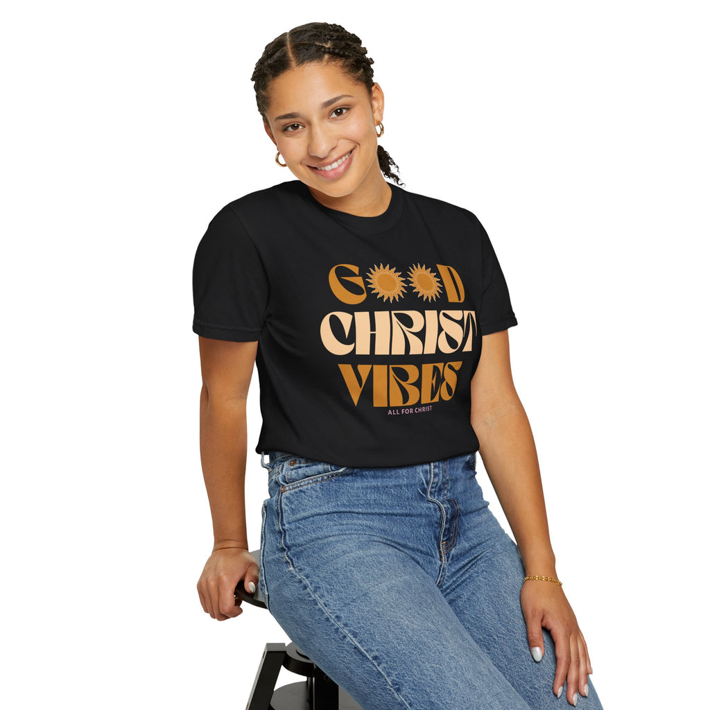 Good Christ Vibes T-Shirt — Retro Faith Graphic Tee