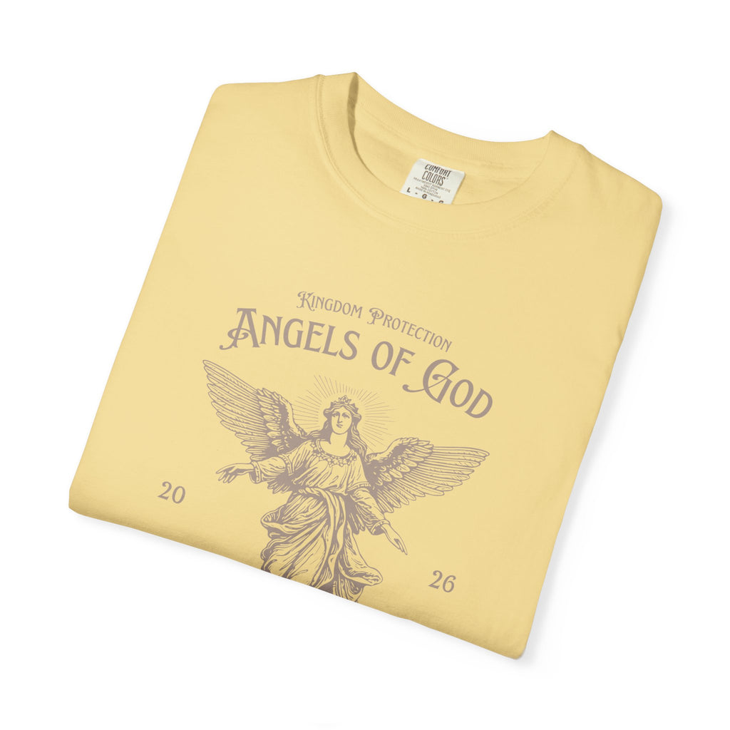 Angel Graphic T-Shirt — "Angels of God / Light of Christ" Religious Tee