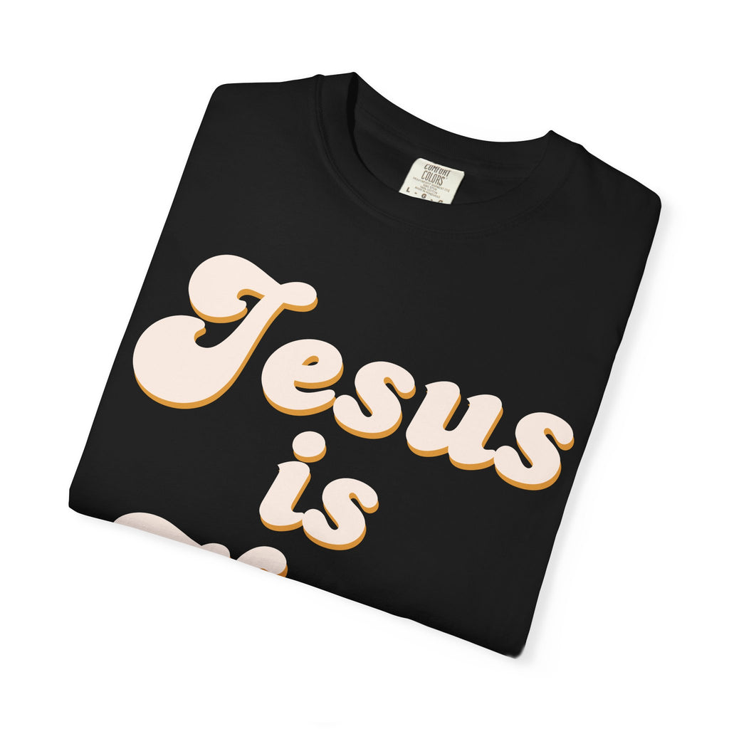 Jesus Is King T‑Shirt — Retro Christian Faith Tee