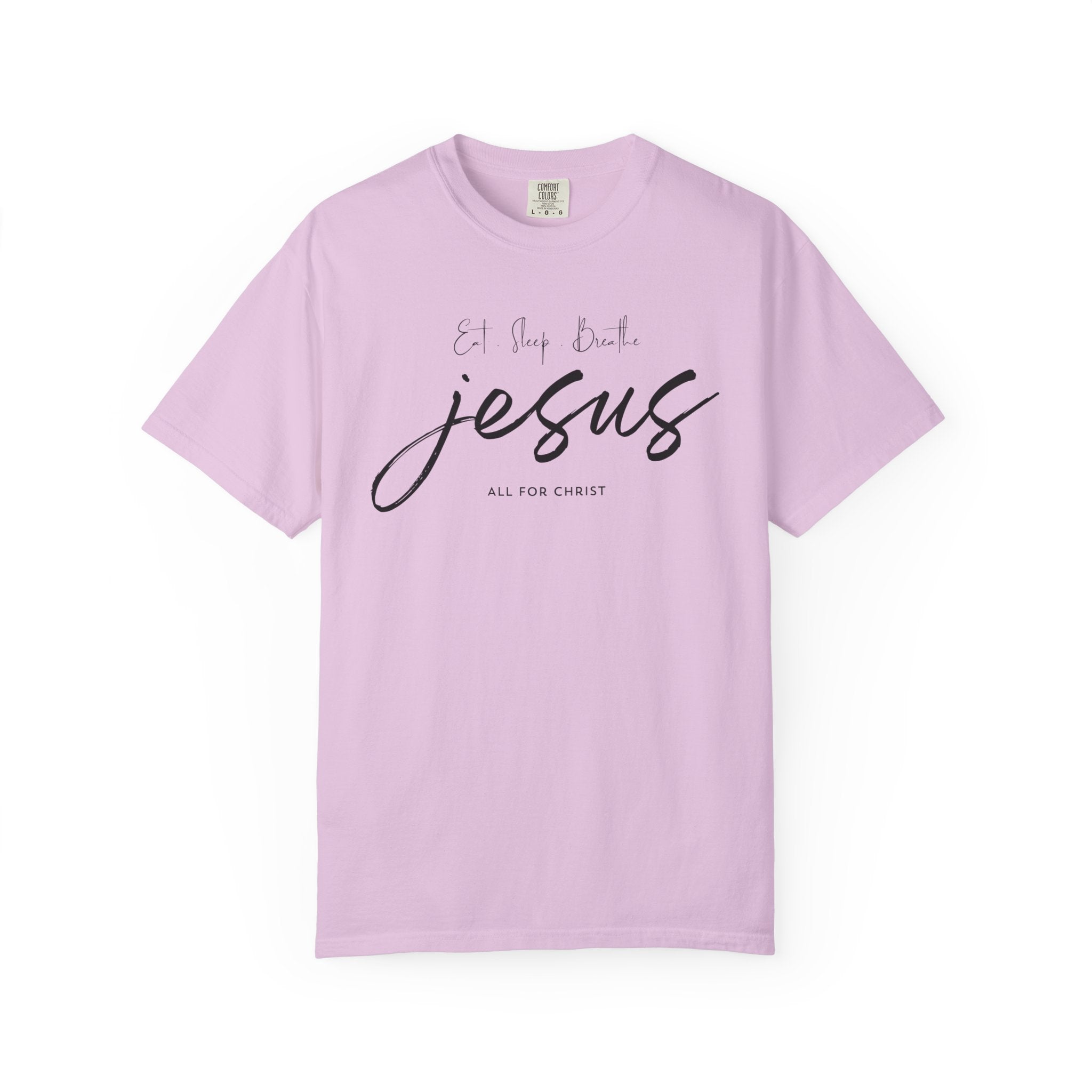 Jesus Script Tee - 'All for Christ' Faith Graphic T-Shirt