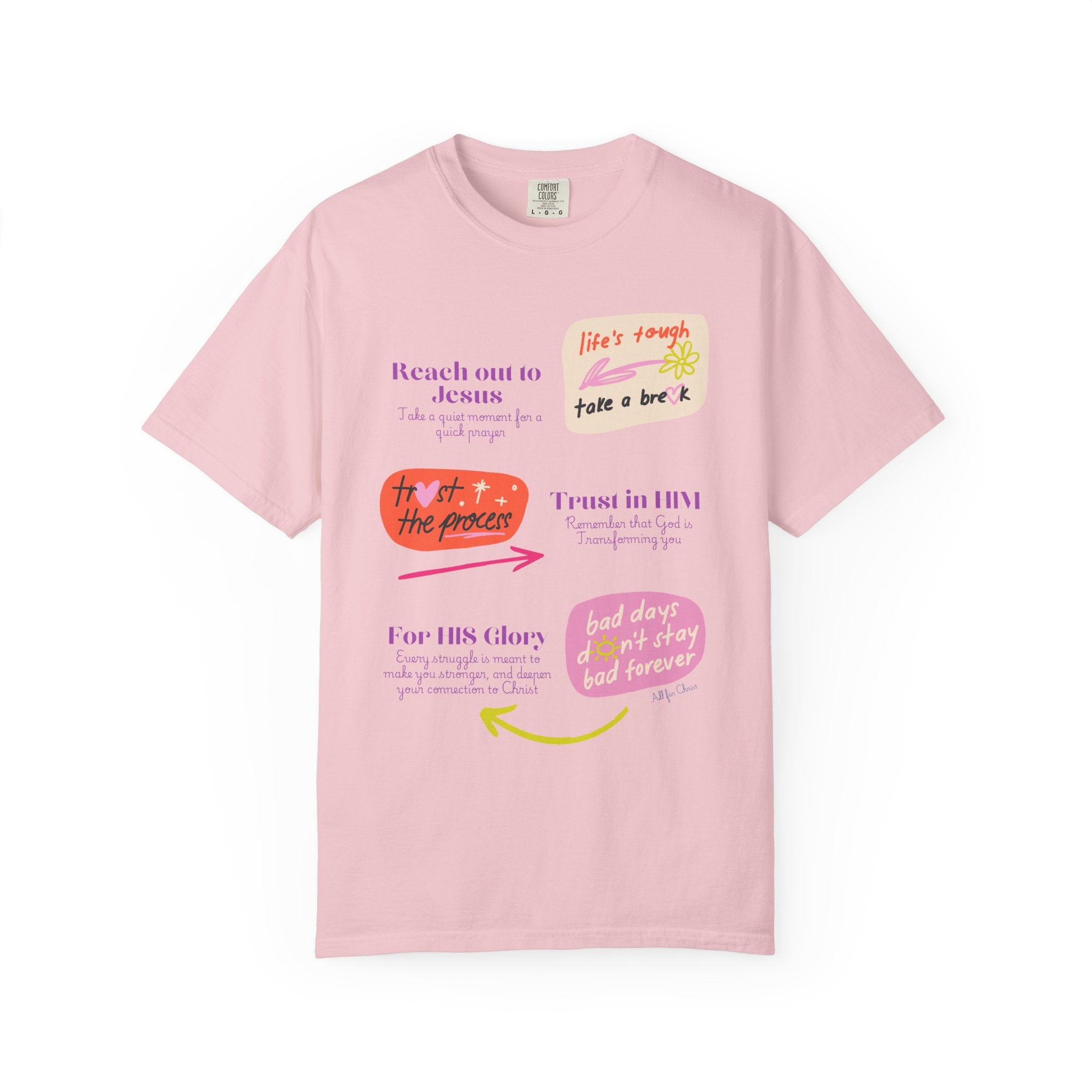 Inspirational Daily Reminder T-Shirt — Positive Message Graphic Tee