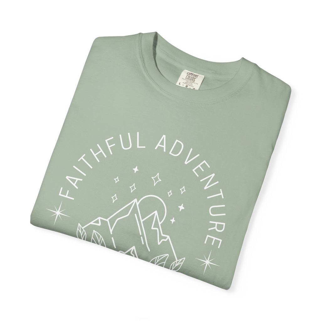 Faithful Adventure T-Shirt — Christian Mountain Graphic Tee