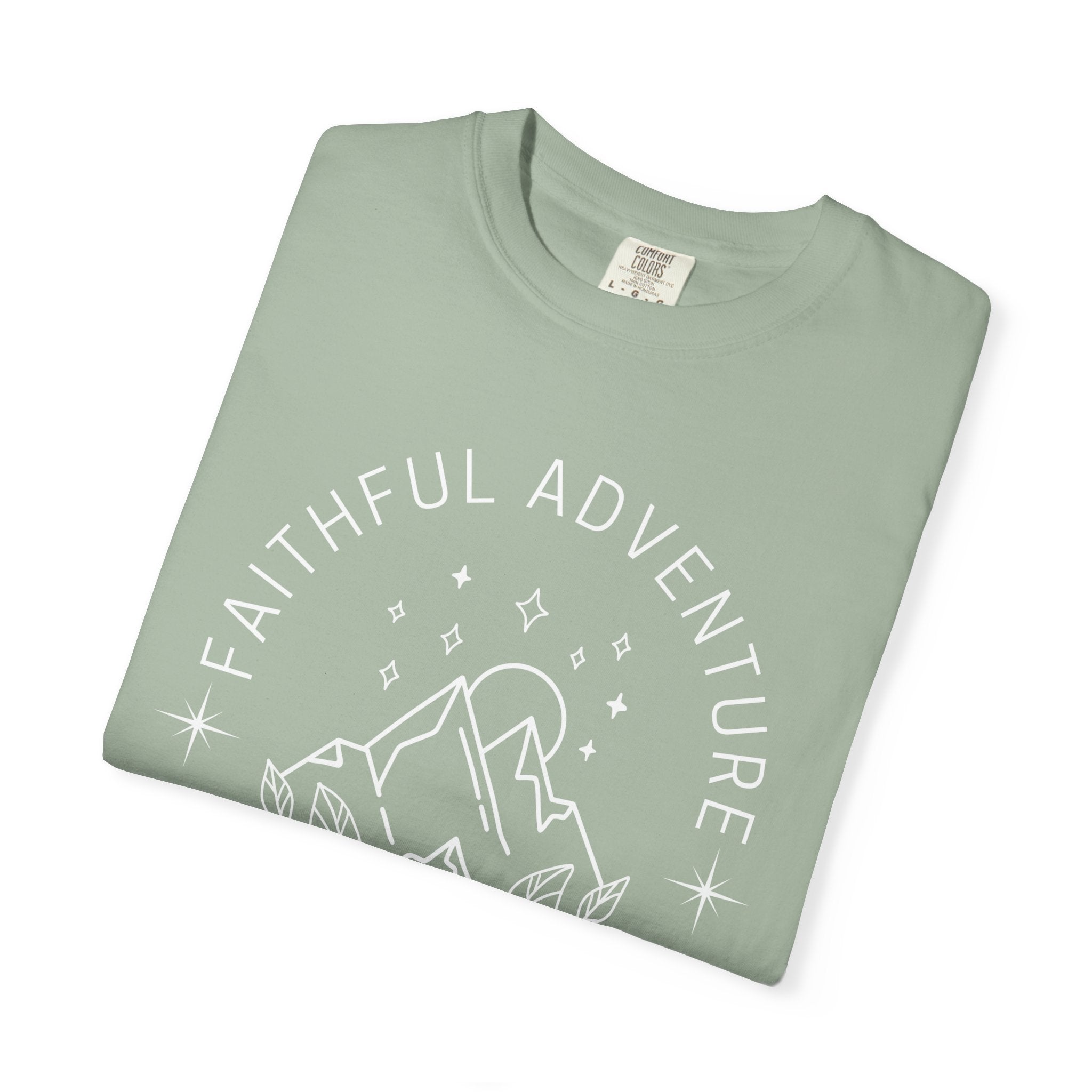 Faithful Adventure T-Shirt — Christian Mountain Graphic Tee