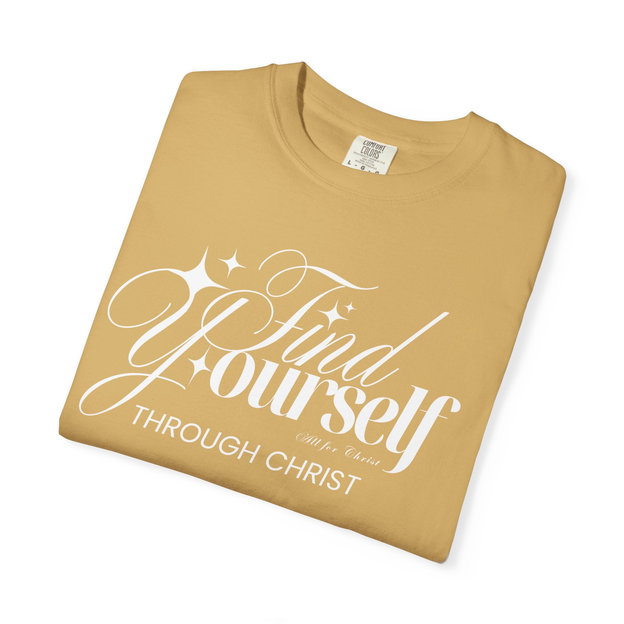 Find Yourself Through Christ T-Shirt — Christian Faith Graphic Tee