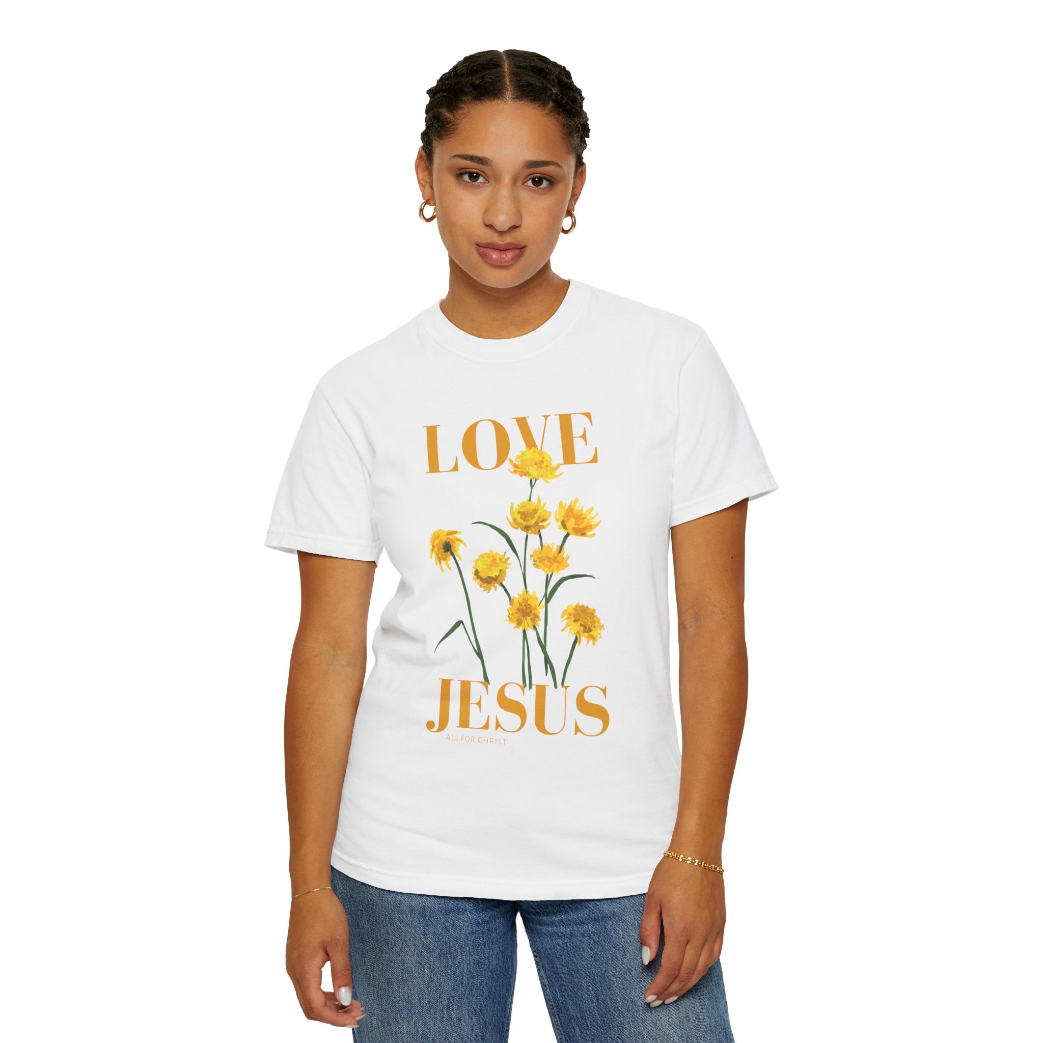 Love Jesus Floral T-Shirt