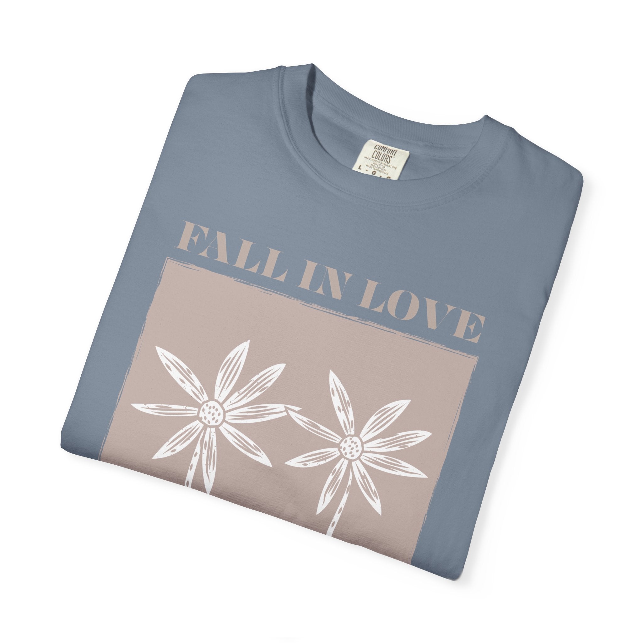 Faith Floral T‑Shirt — "Fall in Love with Jesus" Graphic Tee