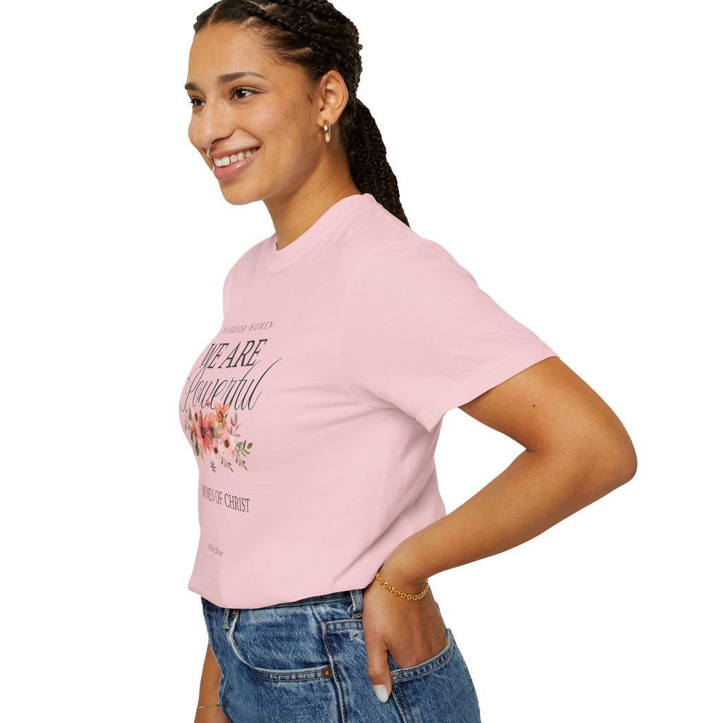 We Are Powerful Floral Christian T-Shirt