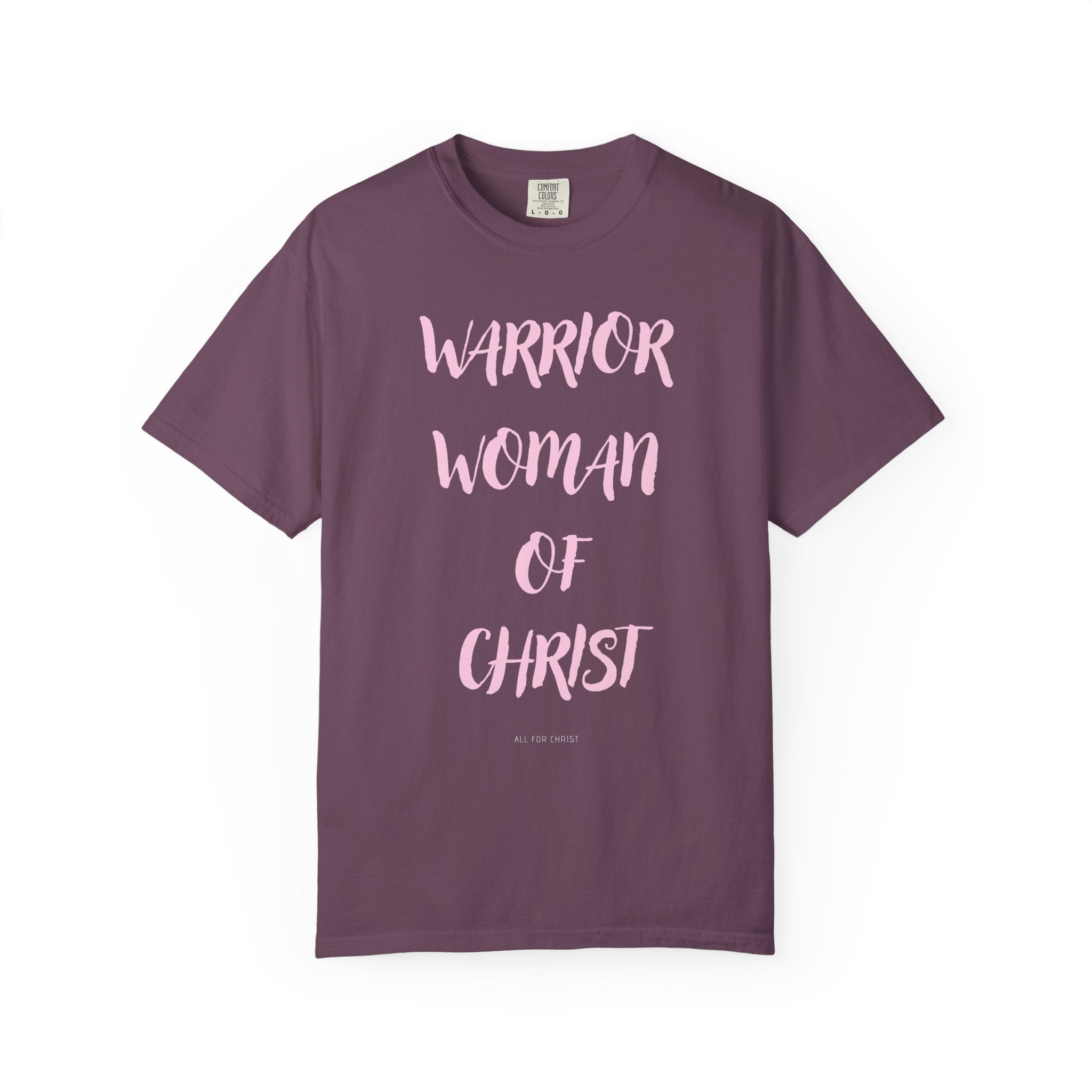 Warrior Woman of Christ T‑Shirt — Christian Faith Tee for Women