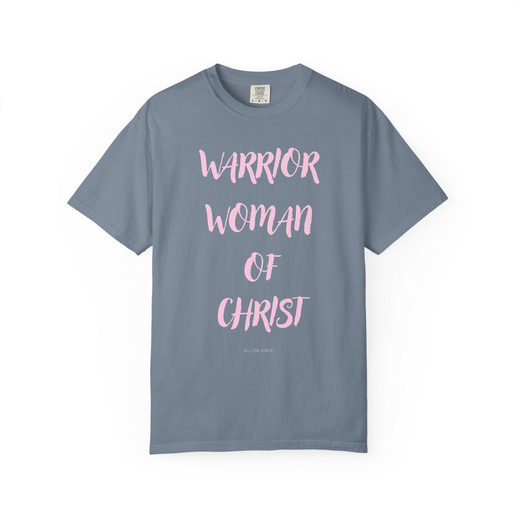 Warrior Woman of Christ T‑Shirt — Christian Faith Tee for Women