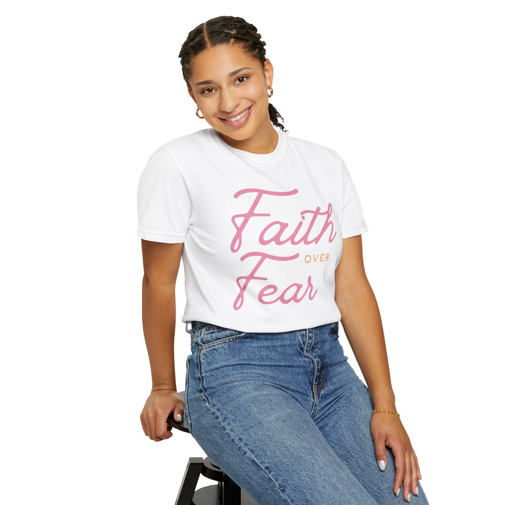Faith Over Fear T-Shirt — Inspirational Christian Tee