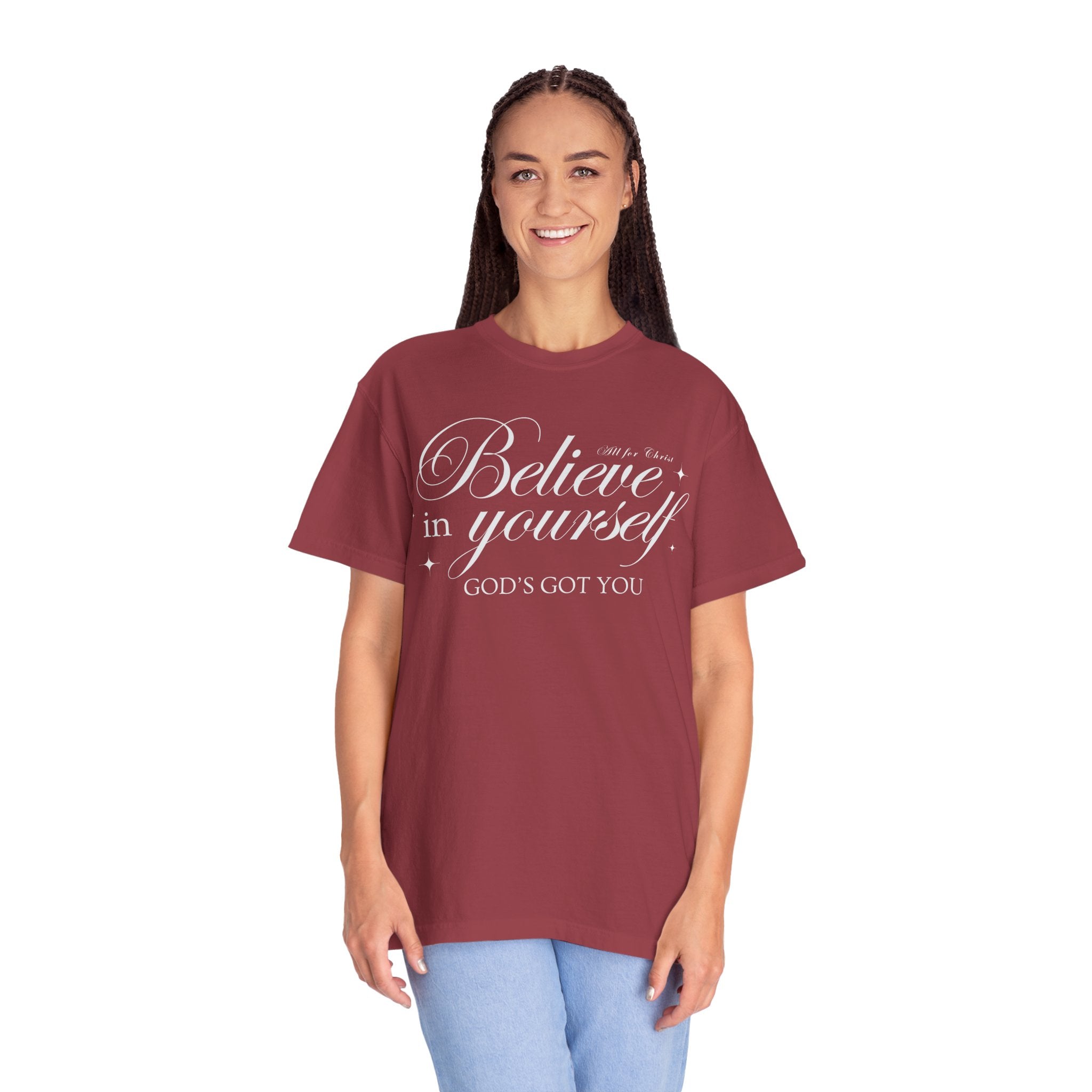 Believe In Yourself Christian T‑Shirt — "God's Got You" Inspirational Tee