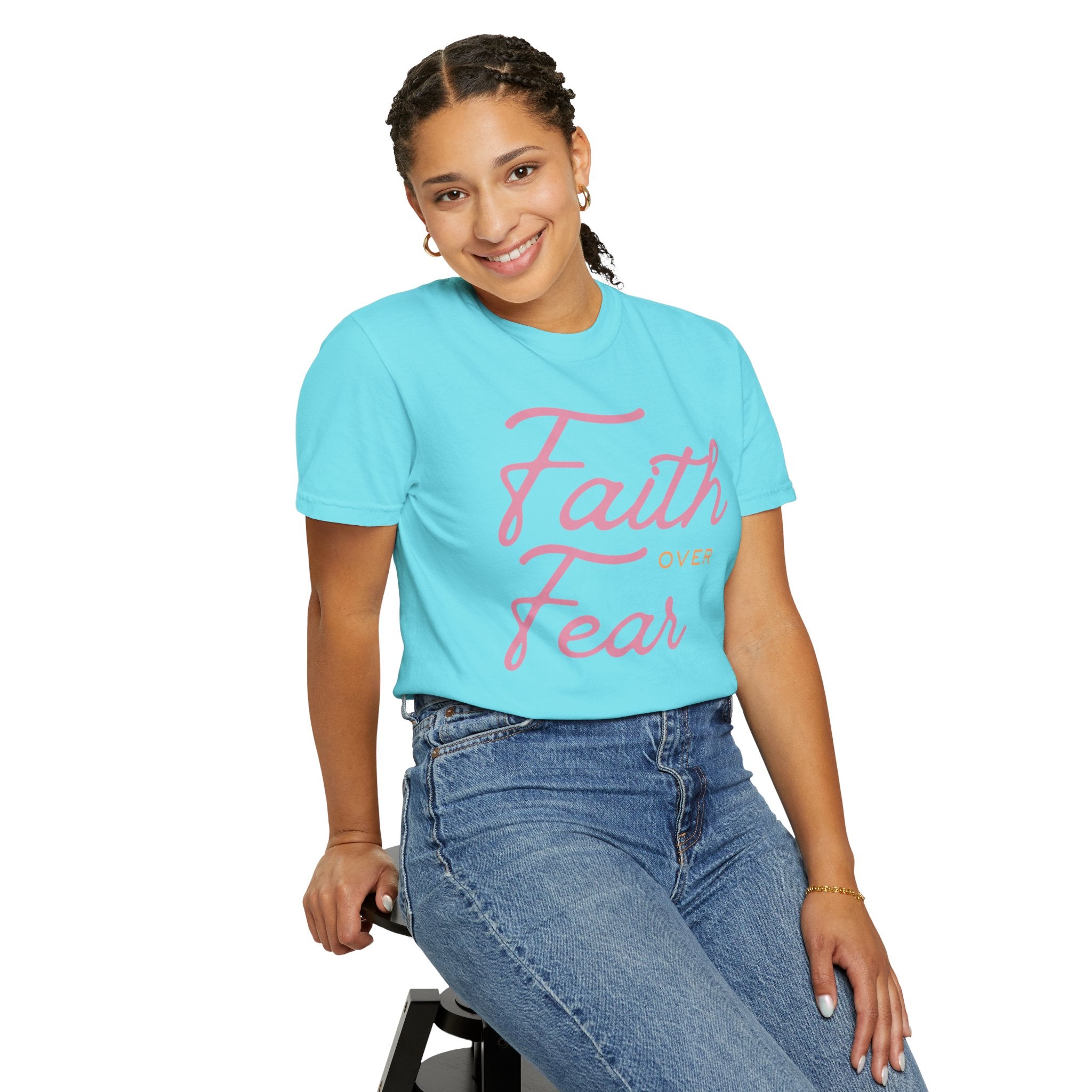 Faith Over Fear T-Shirt — Inspirational Christian Tee