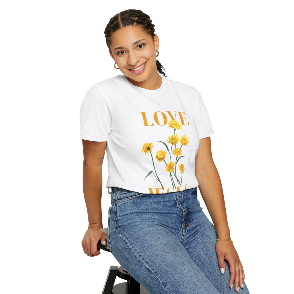 Love Jesus Floral T-Shirt