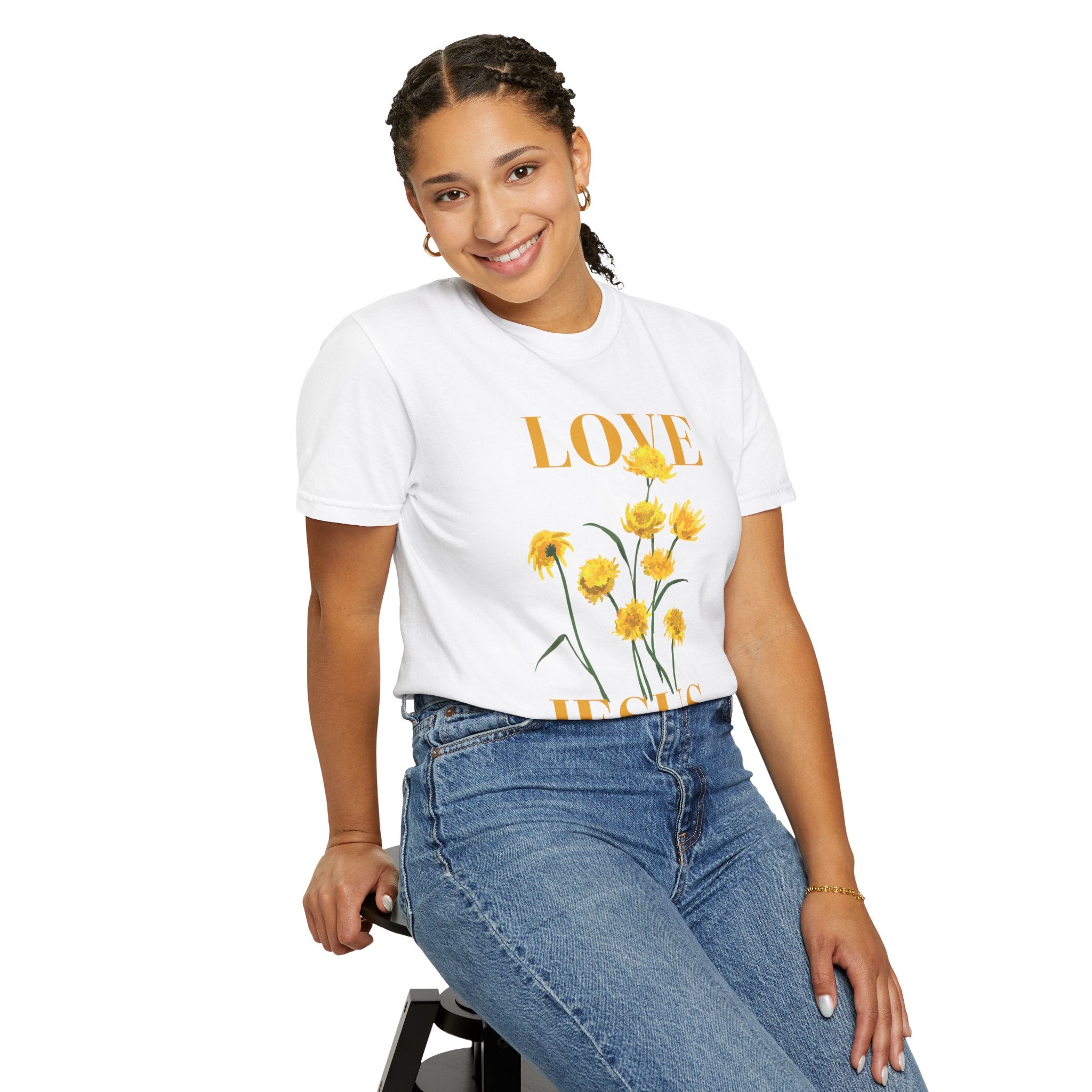Love Jesus Floral T-Shirt