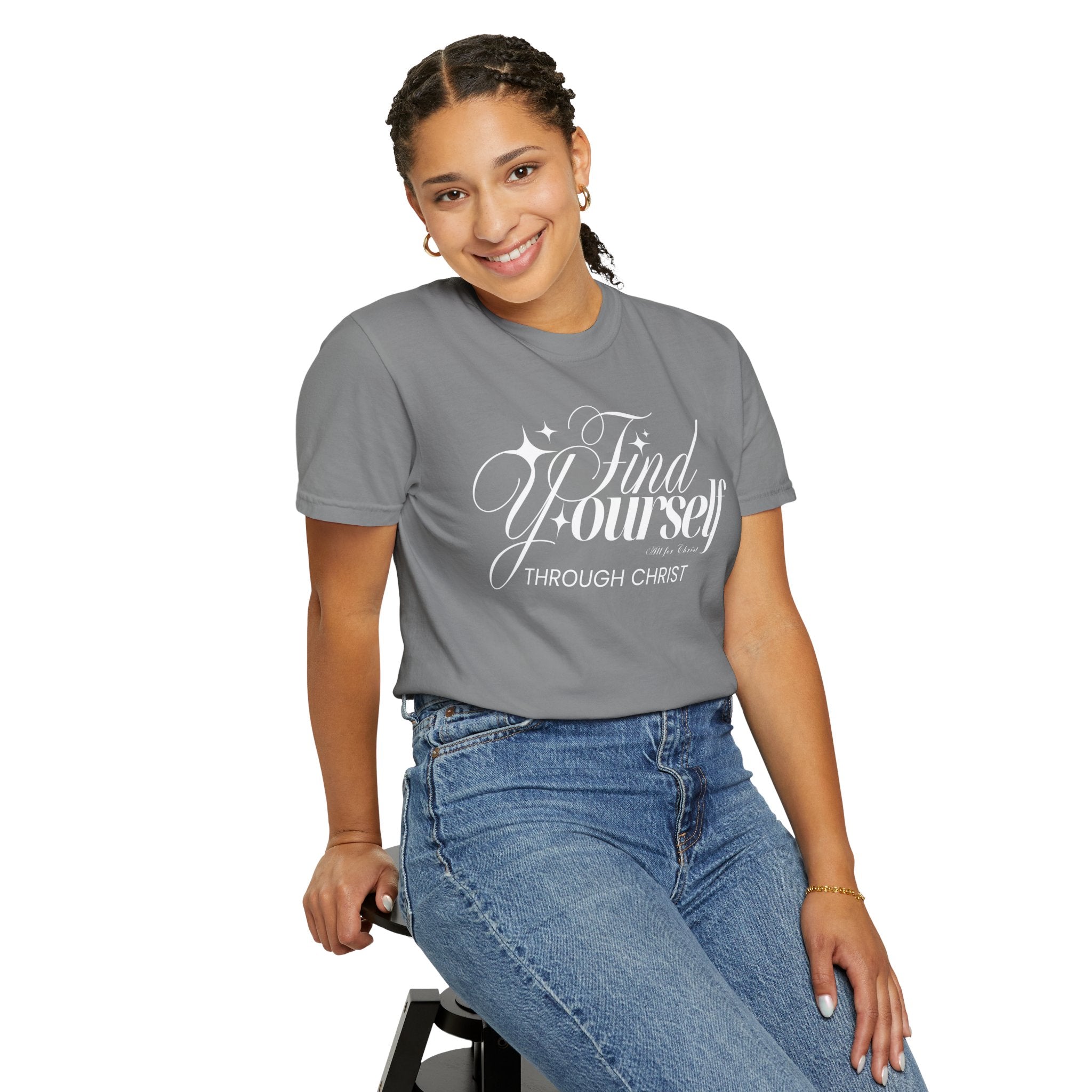 Find Yourself Through Christ T-Shirt — Christian Faith Graphic Tee