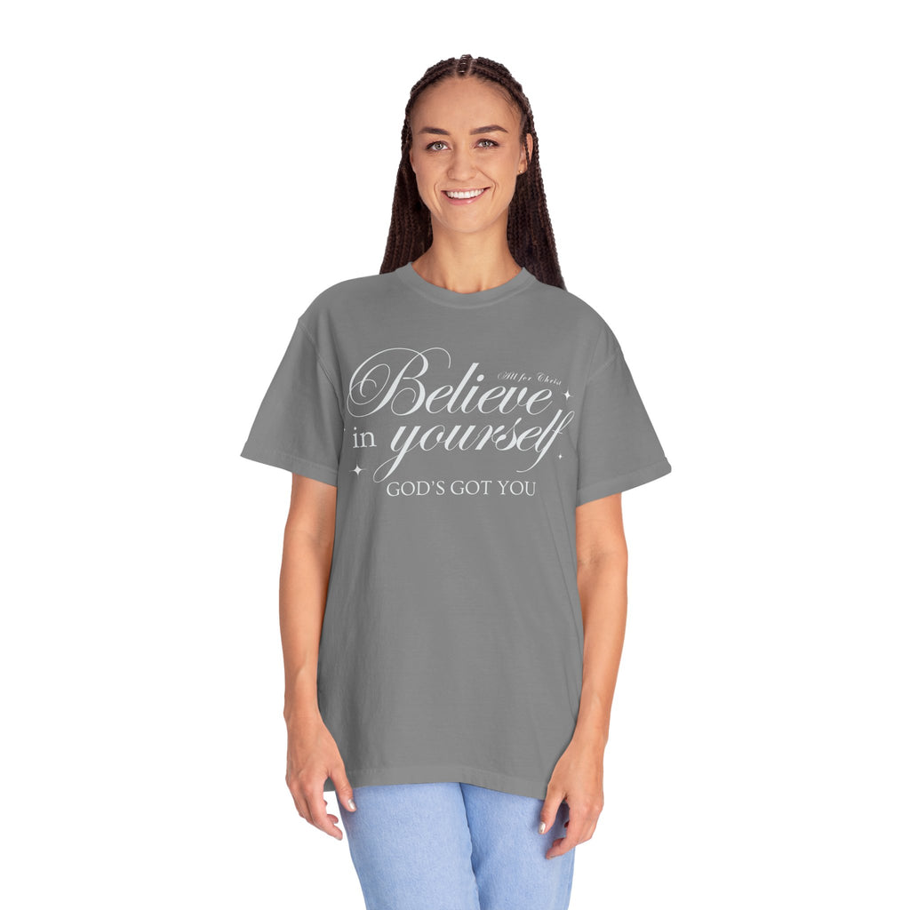 Believe In Yourself Christian T‑Shirt — "God's Got You" Inspirational Tee
