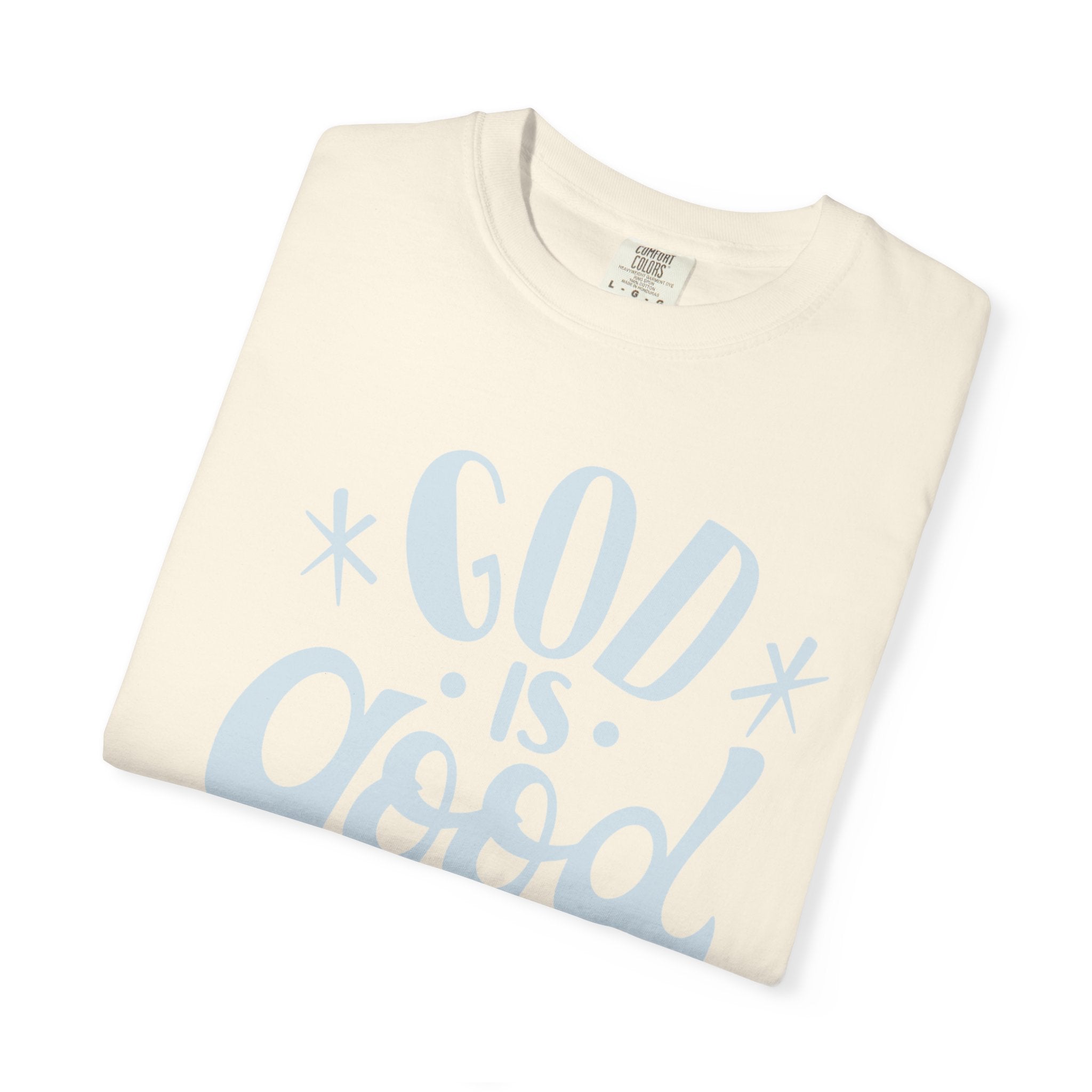 God Is Good T-Shirt — Vintage Script Faith Tee
