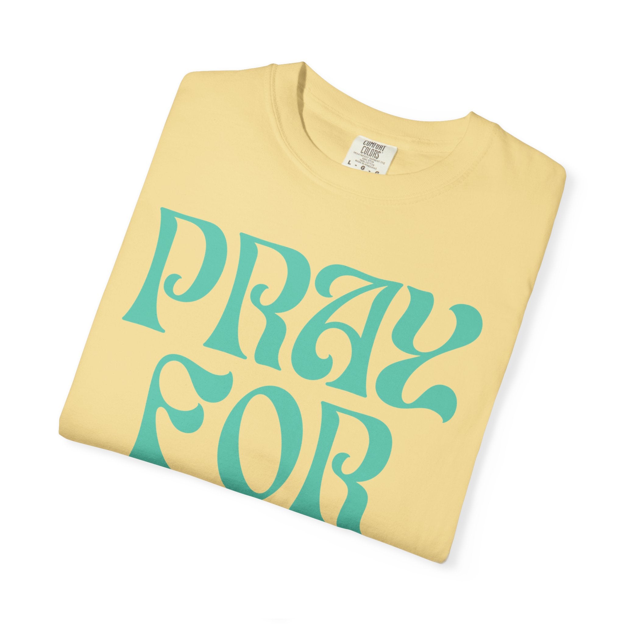 Pray for Love Tee — Vintage Script Graphic T‑Shirt