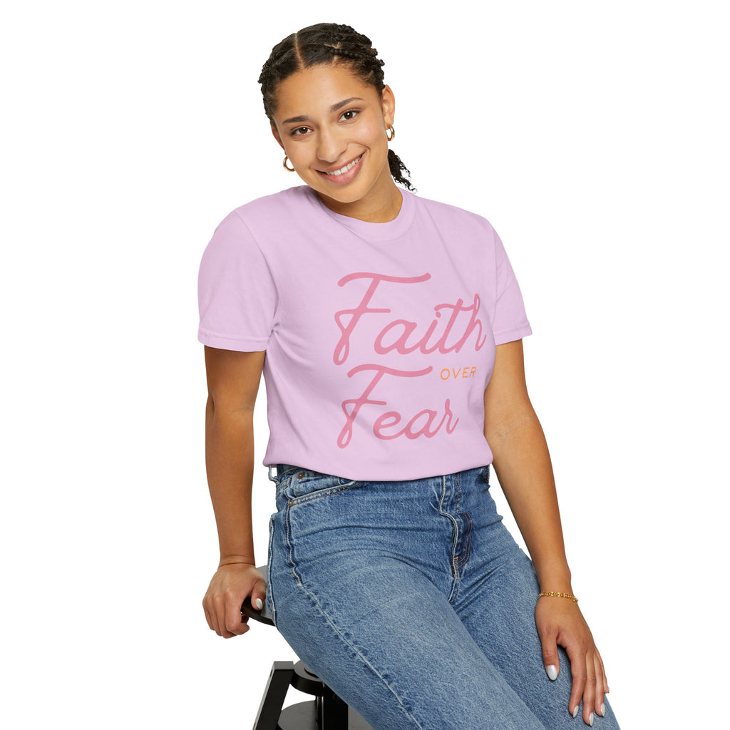 Faith Over Fear T-Shirt — Inspirational Christian Tee