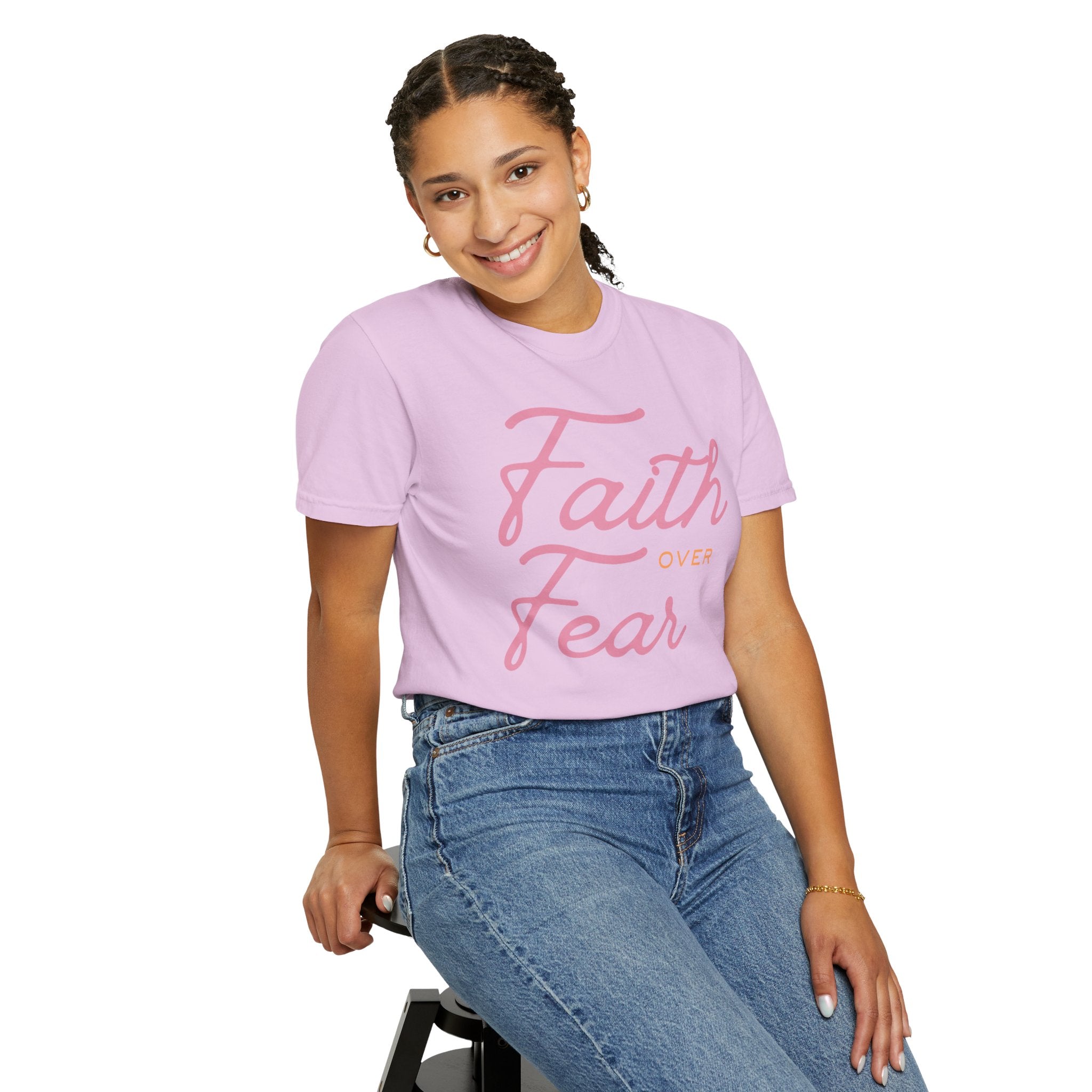 Faith Over Fear T-Shirt — Inspirational Christian Tee