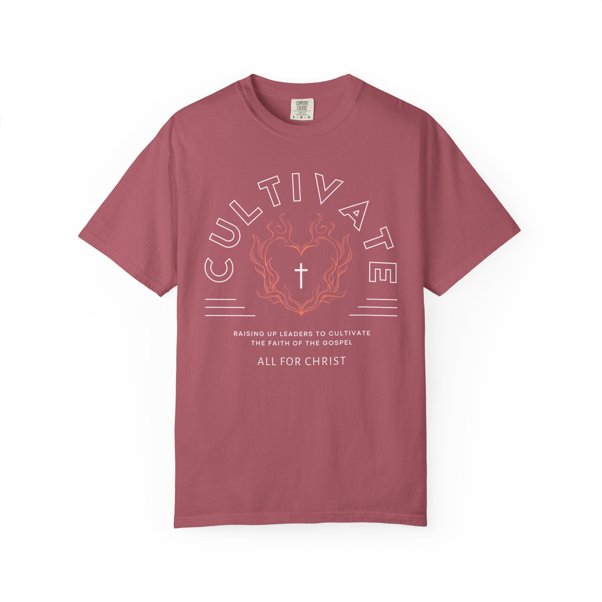 Cultivate Christian T-Shirt — 'All For Christ' Church Ministry Tee