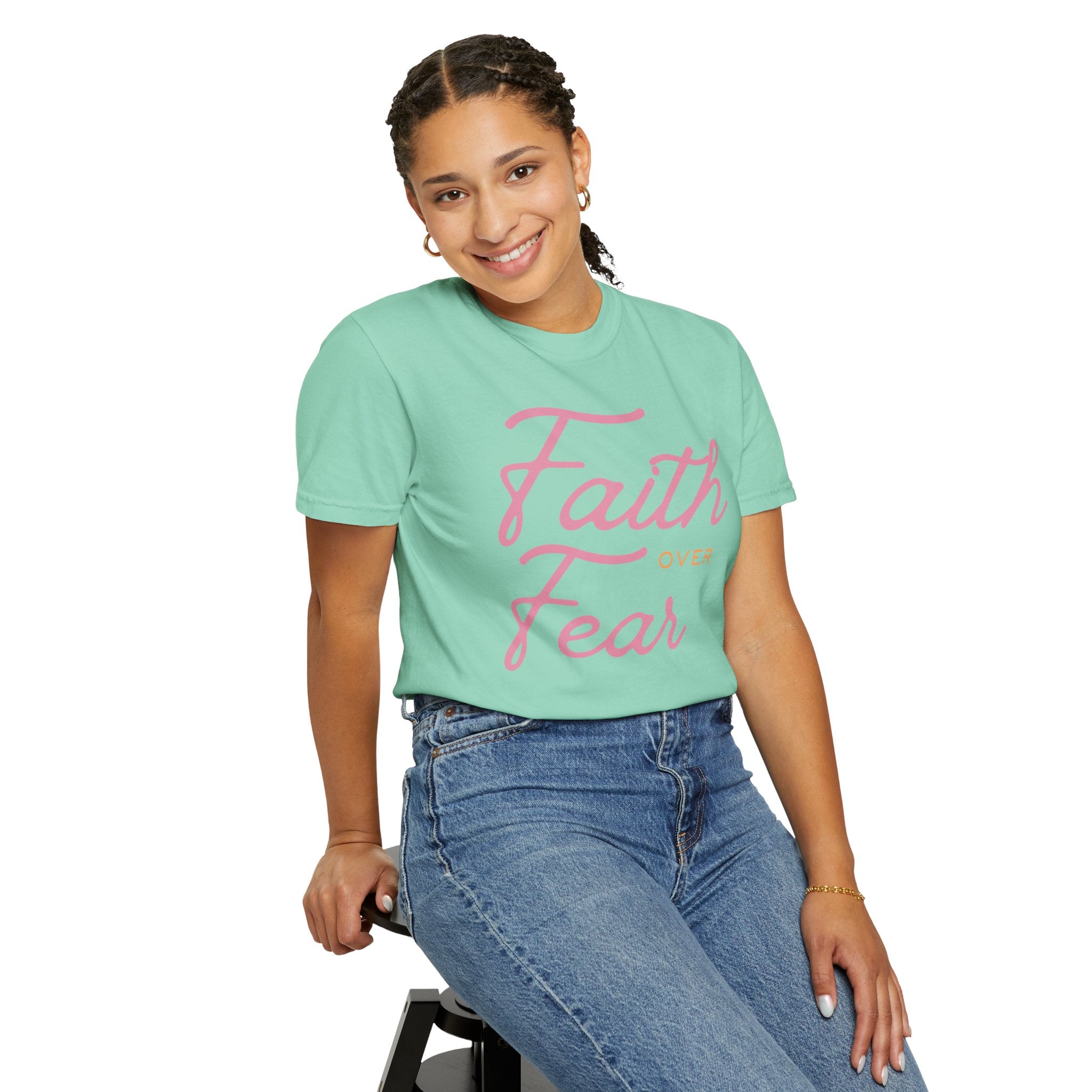 Faith Over Fear T-Shirt — Inspirational Christian Tee