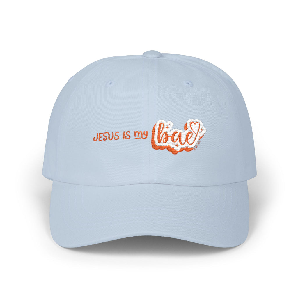 Dad Hat — "Jesus Is My Bae" Embroidered Christian Baseball Cap