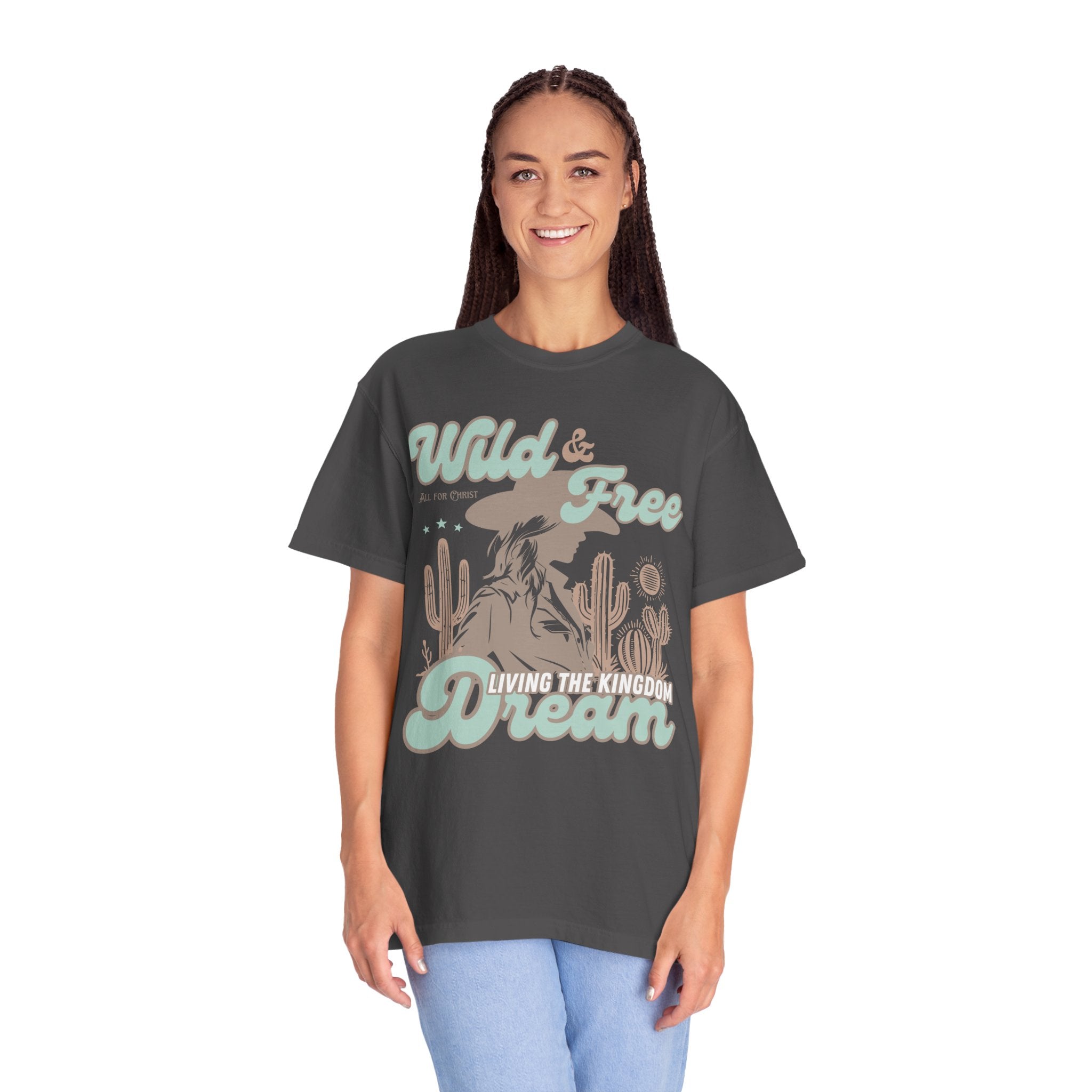 Wild & Free Dream T-Shirt — Desert Cowgirl Graphic Tee