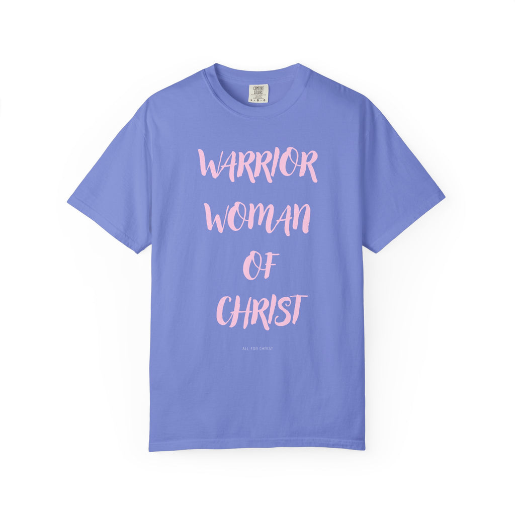 Warrior Woman of Christ T‑Shirt — Christian Faith Tee for Women