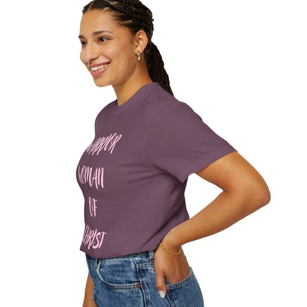 Warrior Woman of Christ T‑Shirt — Christian Faith Tee for Women