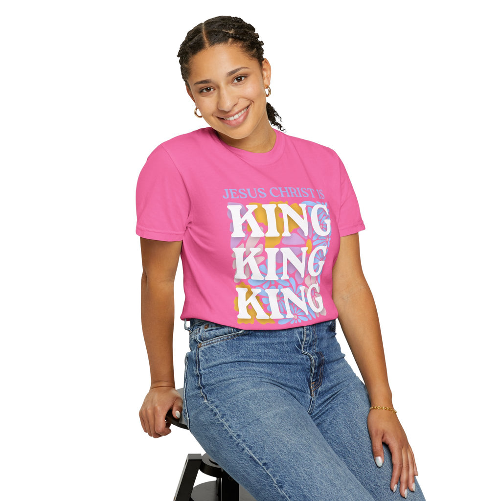 Christian 'King' Graphic T-Shirt — Jesus Christ Is King Faith Tee