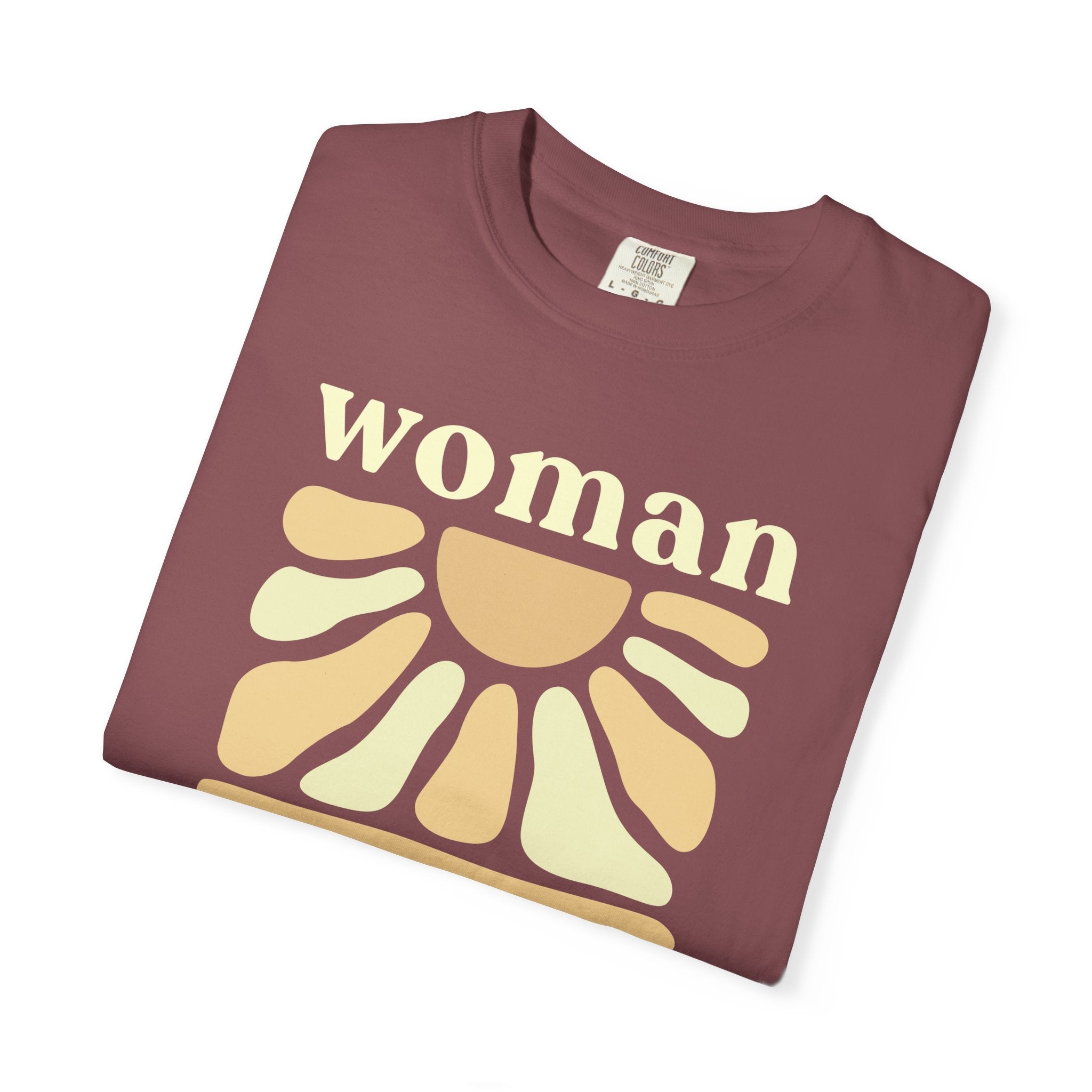 Woman of God T‑Shirt — Vintage Sun Faith Tee for Christian Women