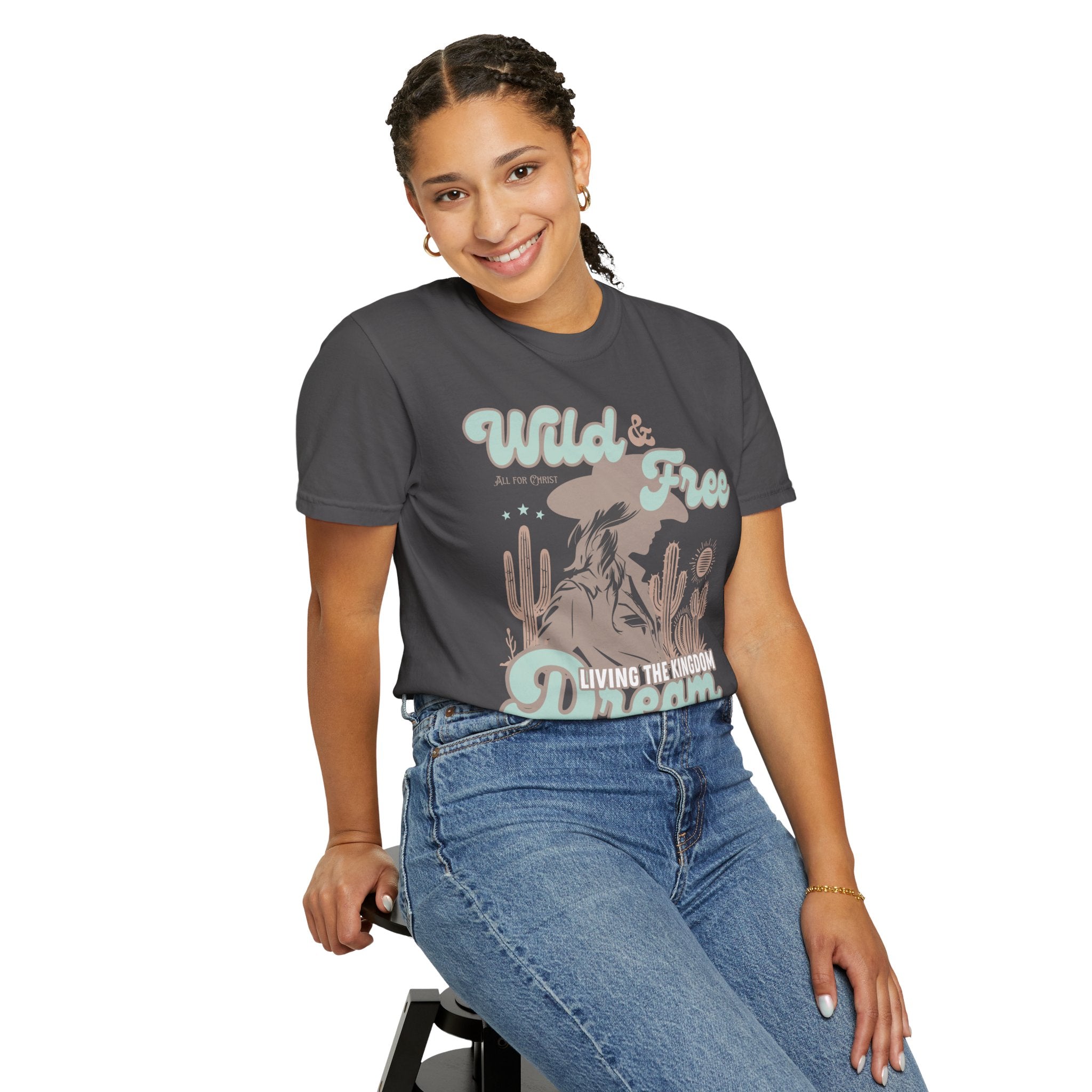 Wild & Free Dream T-Shirt — Desert Cowgirl Graphic Tee