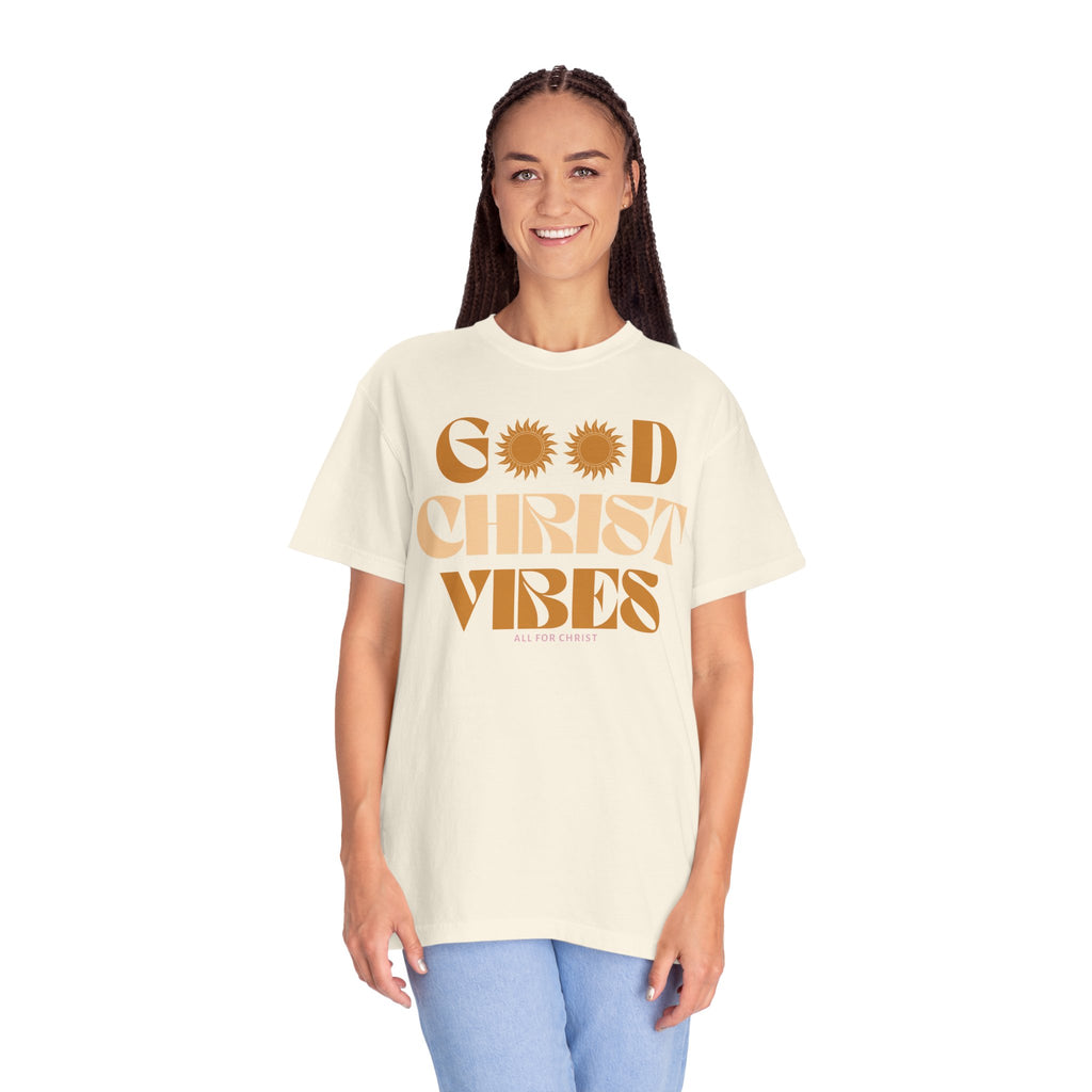 Good Christ Vibes T-Shirt — Retro Faith Graphic Tee