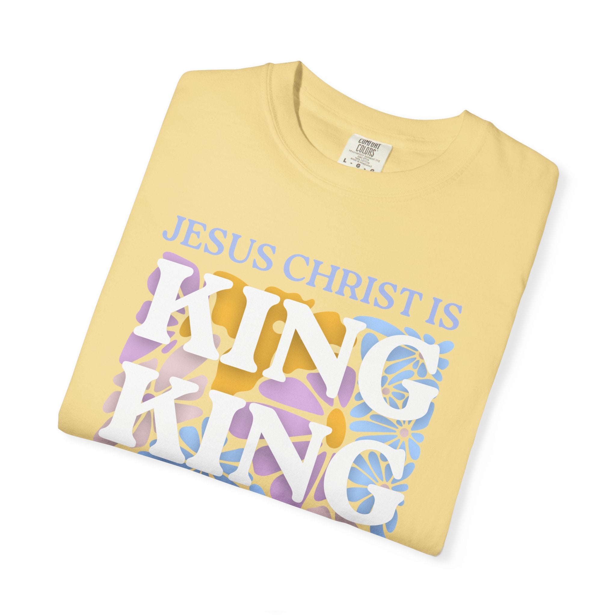 Christian 'King' Graphic T-Shirt — Jesus Christ Is King Faith Tee